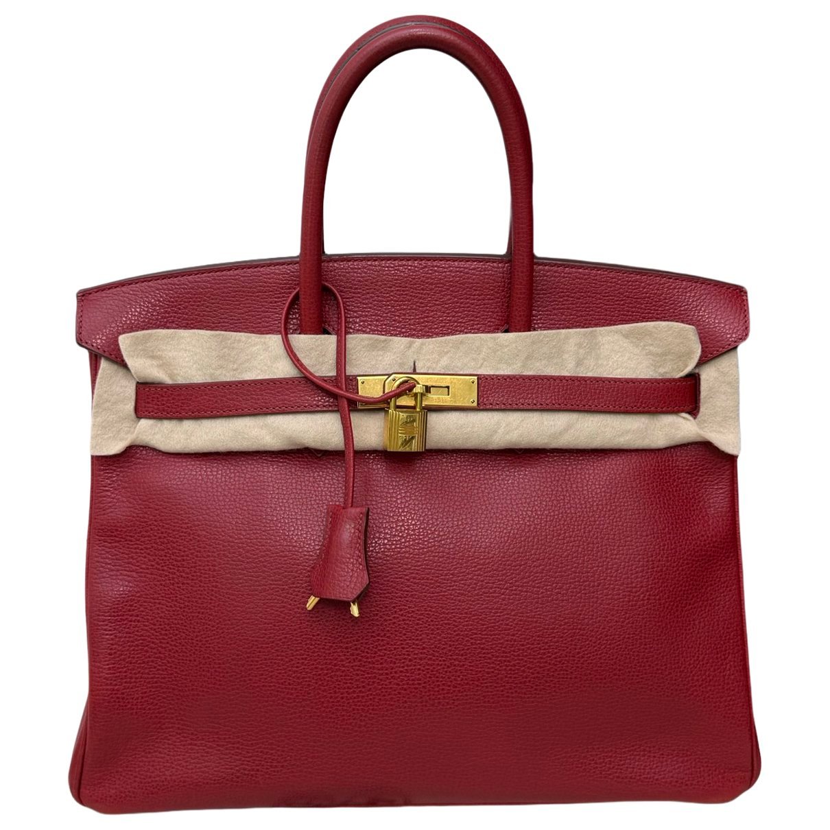 Birkin 35 leather handbag