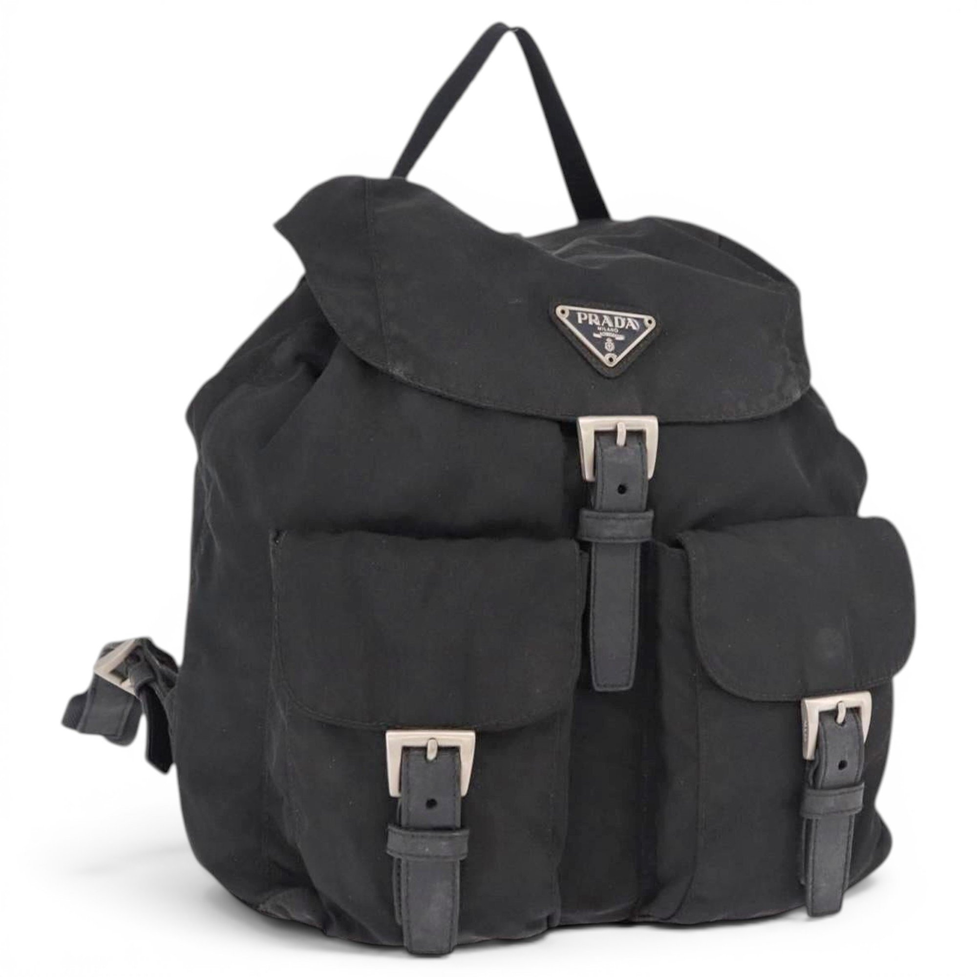 Leather backpack