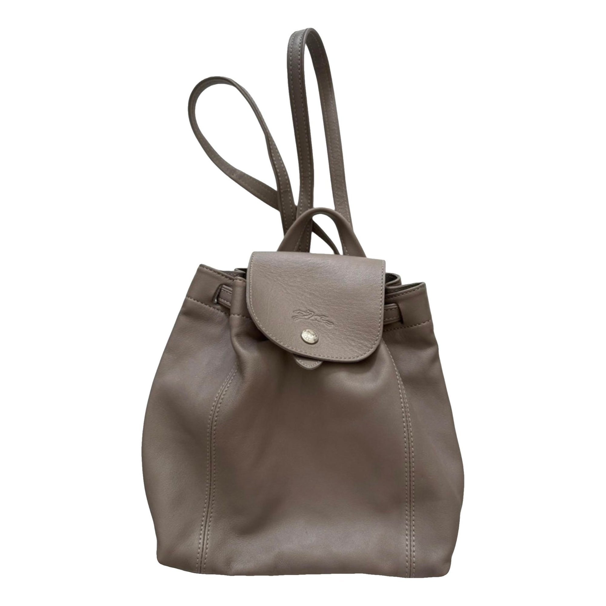 Longchamp Pliage leather backpack
