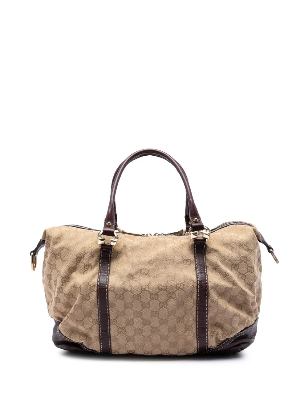 2016-2026 GG Canvas Horsebit Nail boston bag