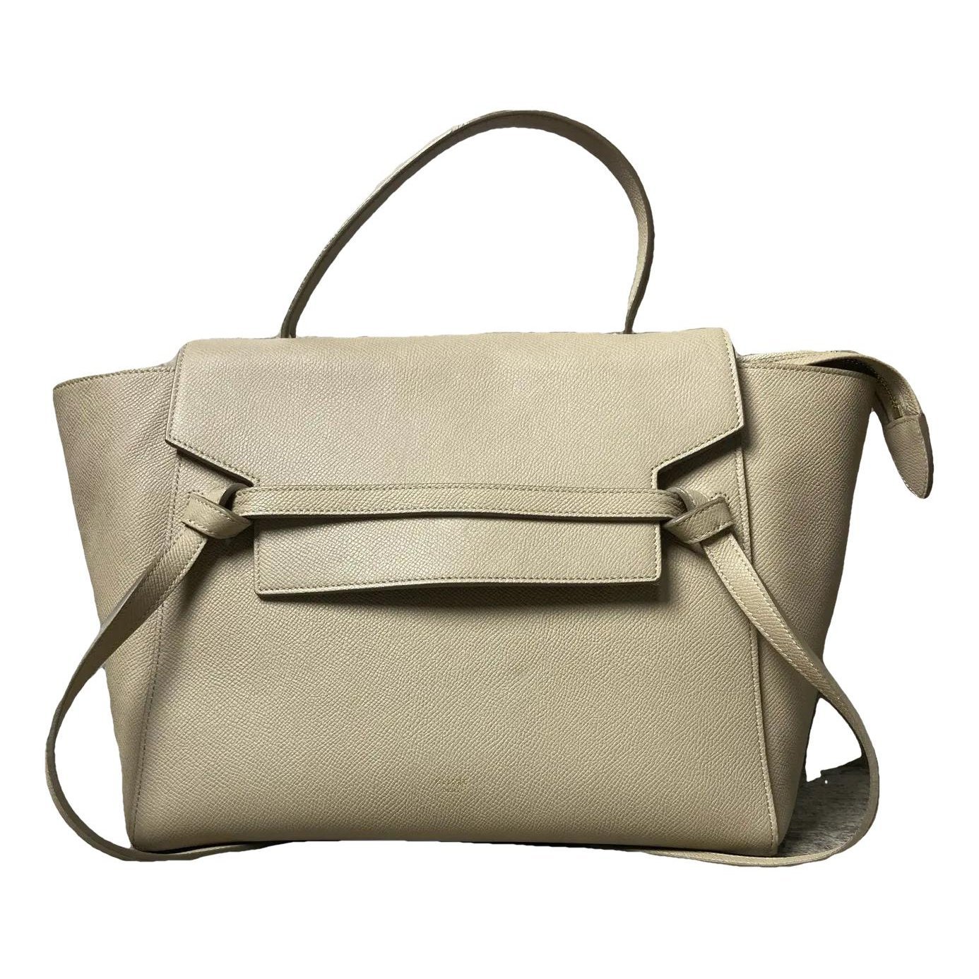 Belt leather handbag