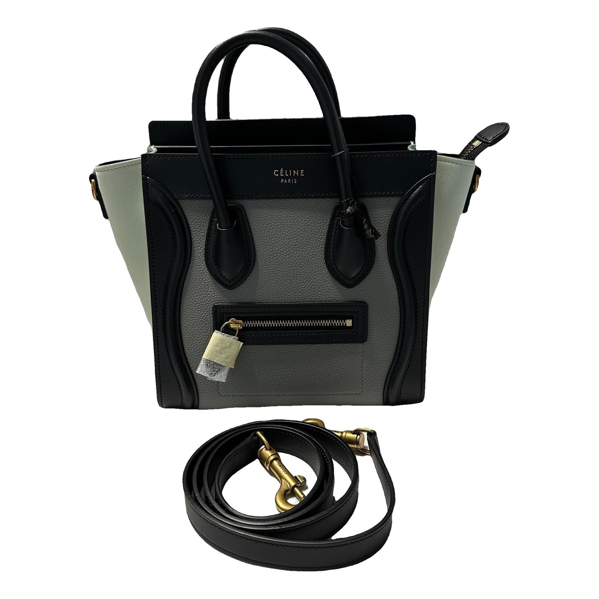 Nano Luggage leather handbag
