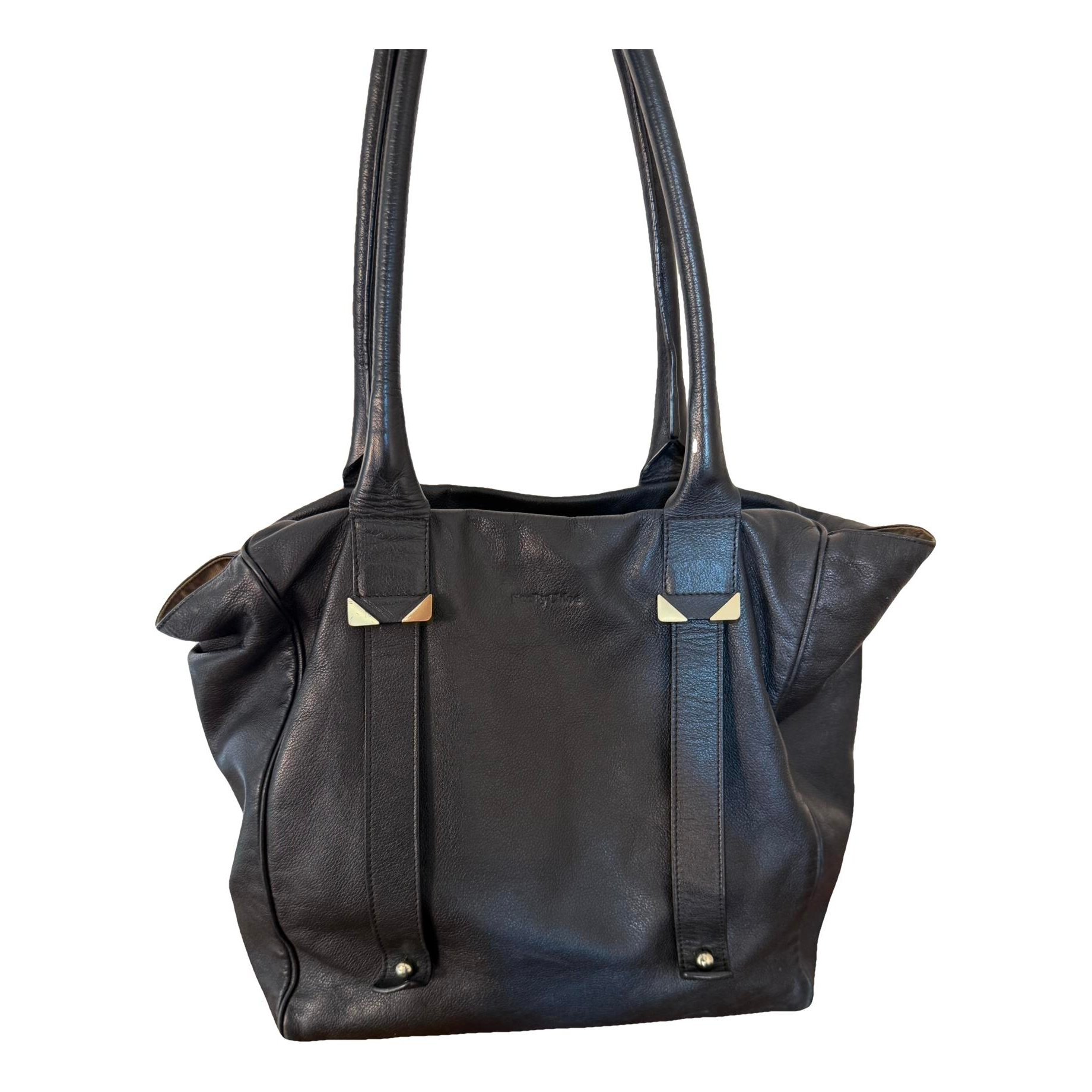 Leather tote