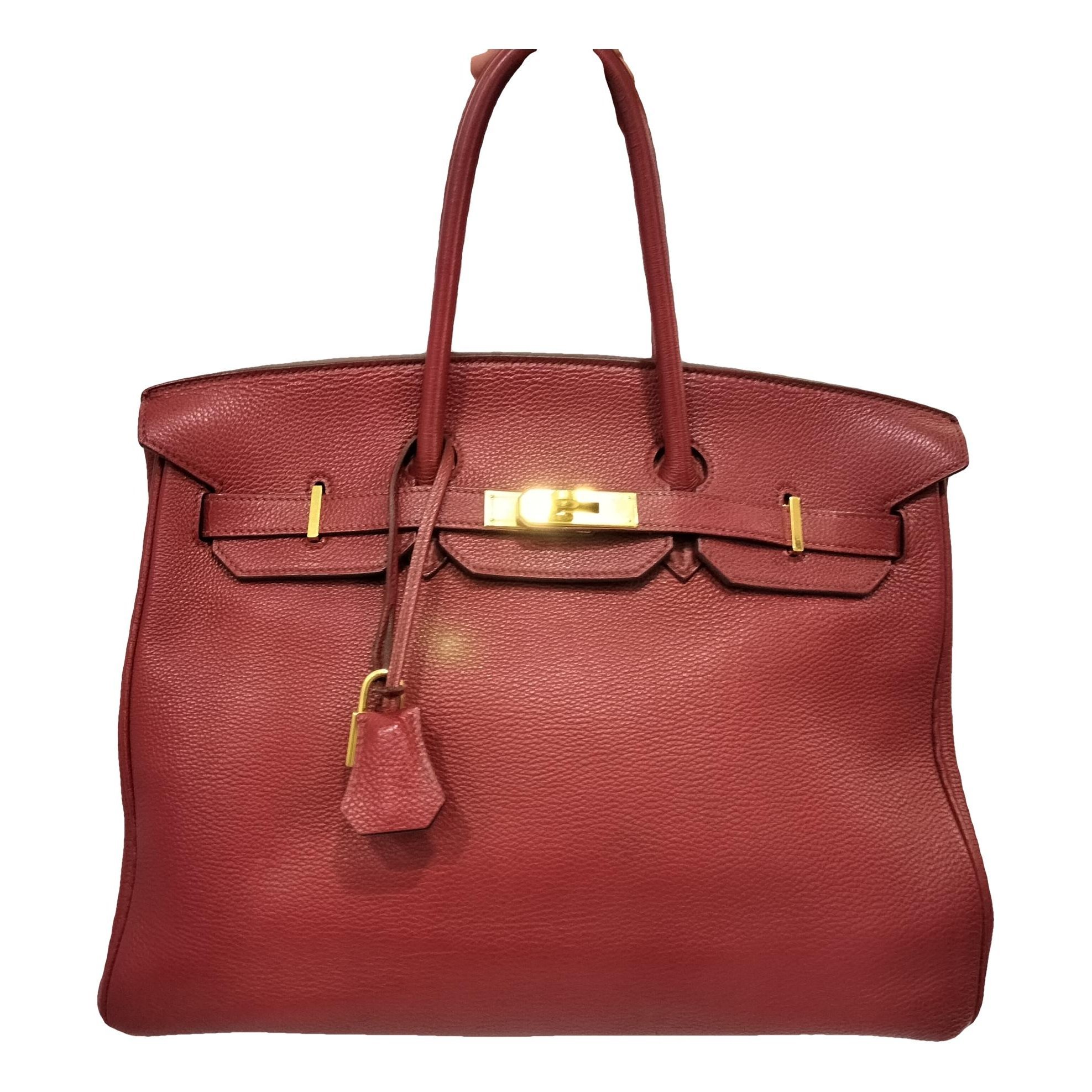 Birkin 35 leather handbag