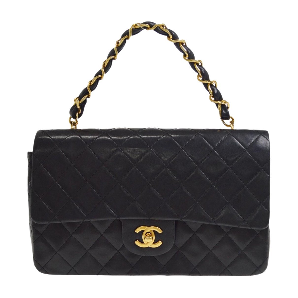 Trendy CC Flap leather handbag