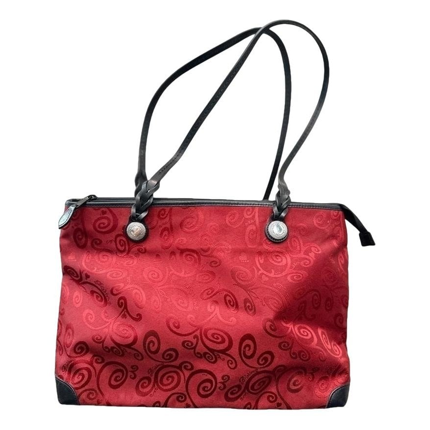 Leather tote