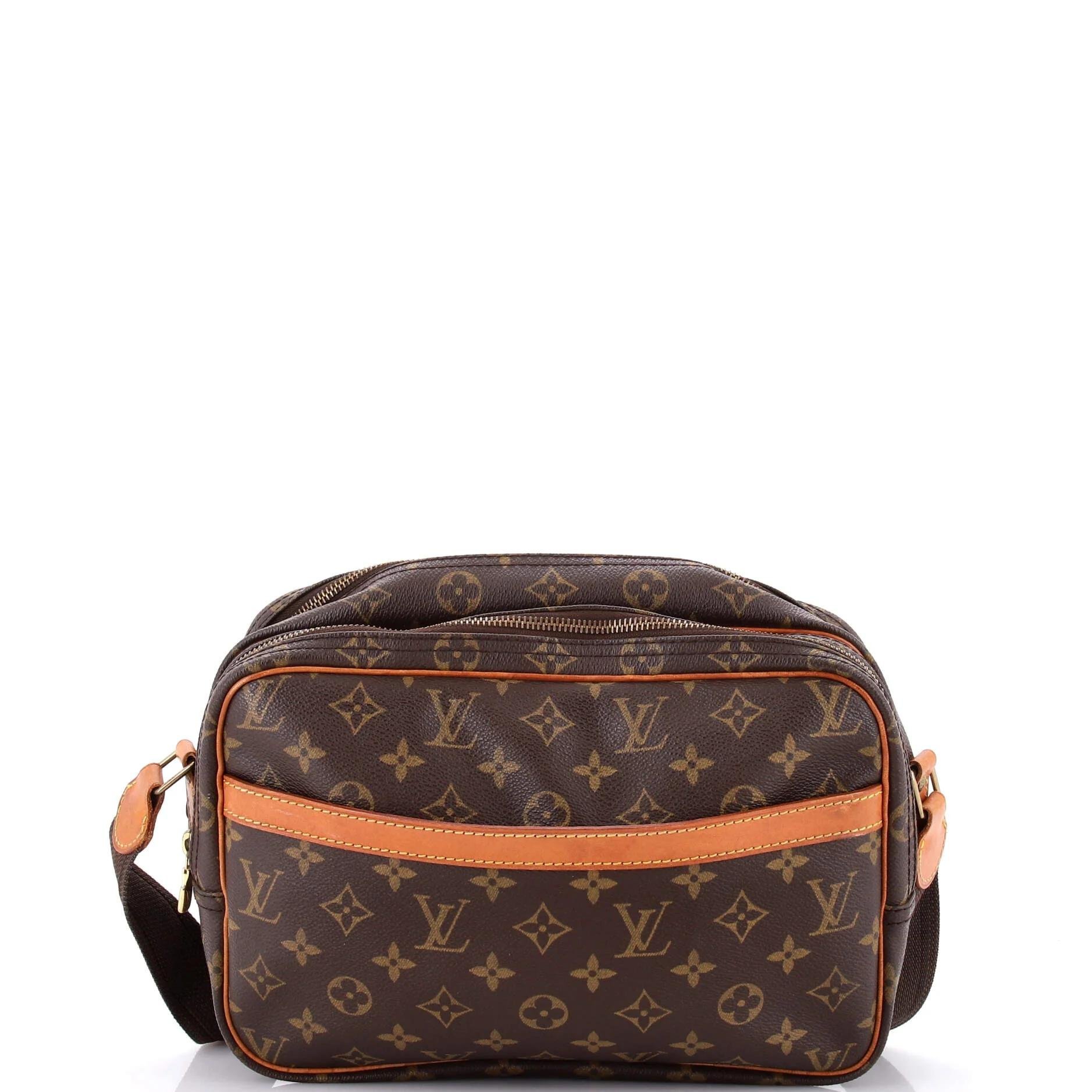 Reporter cloth crossbody bag