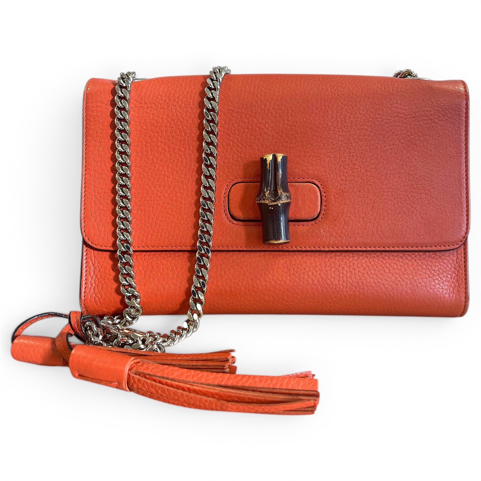 Miss Bamboo leather handbag