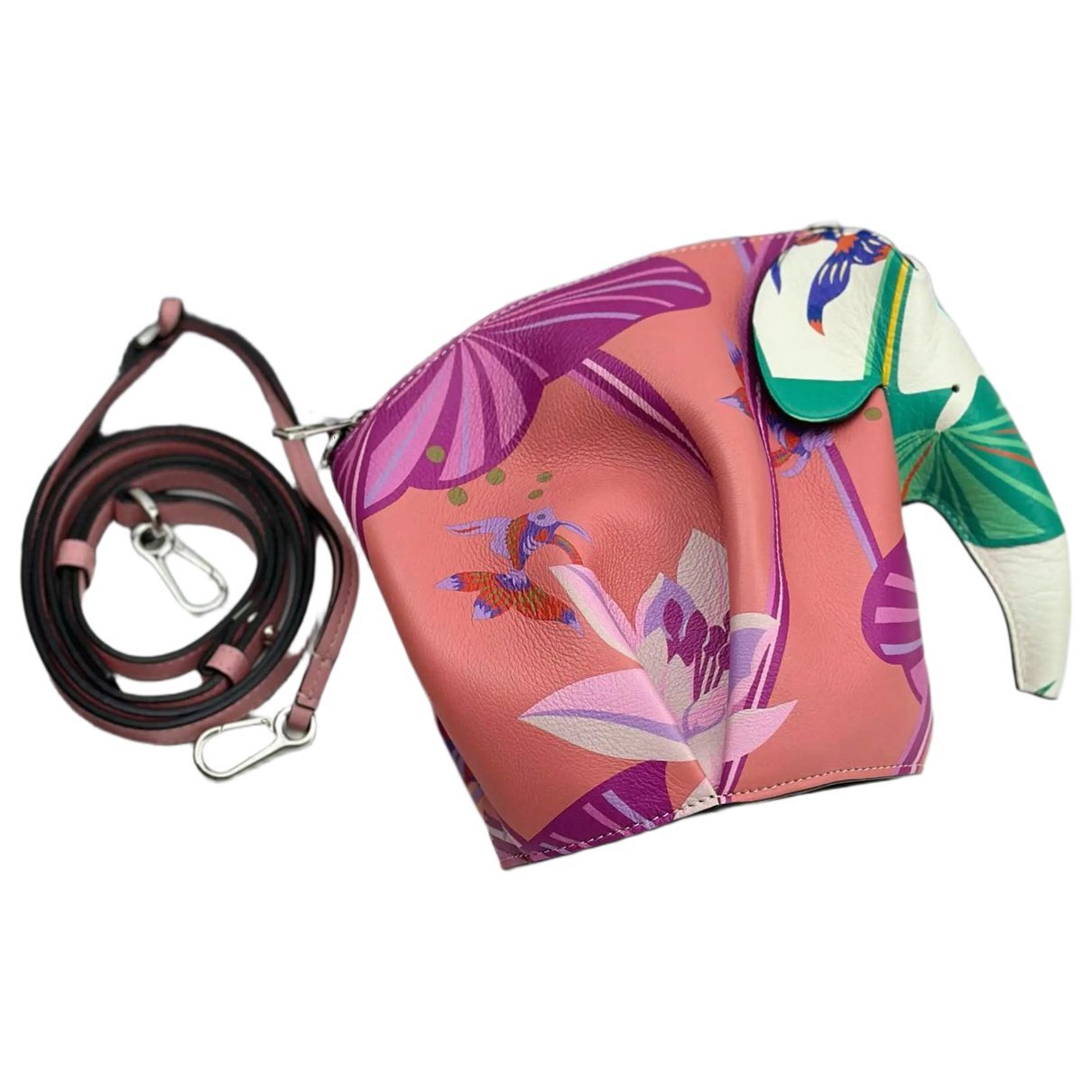 Animals leather handbag