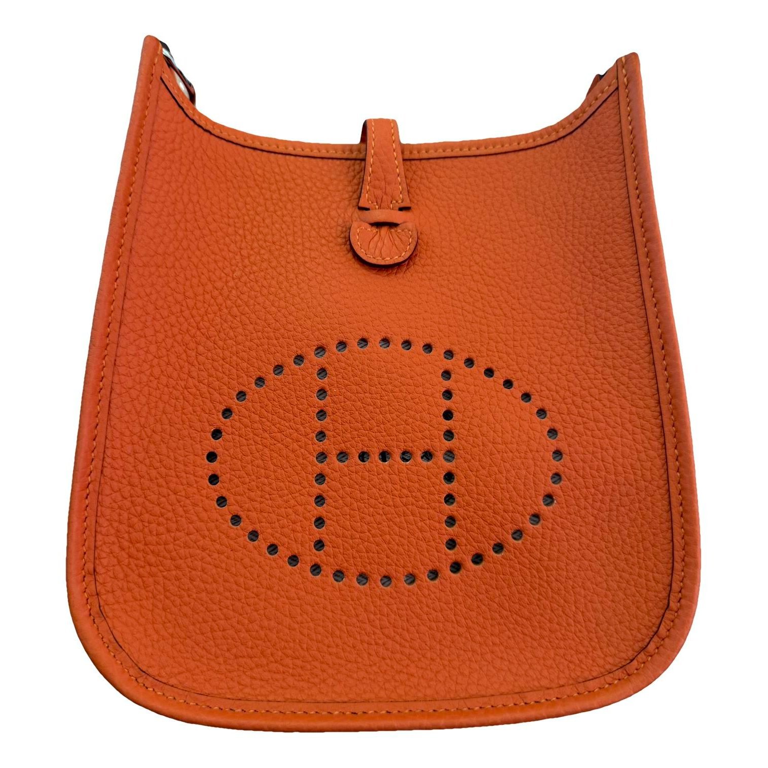 Hermes Evelyne leather crossbody bag