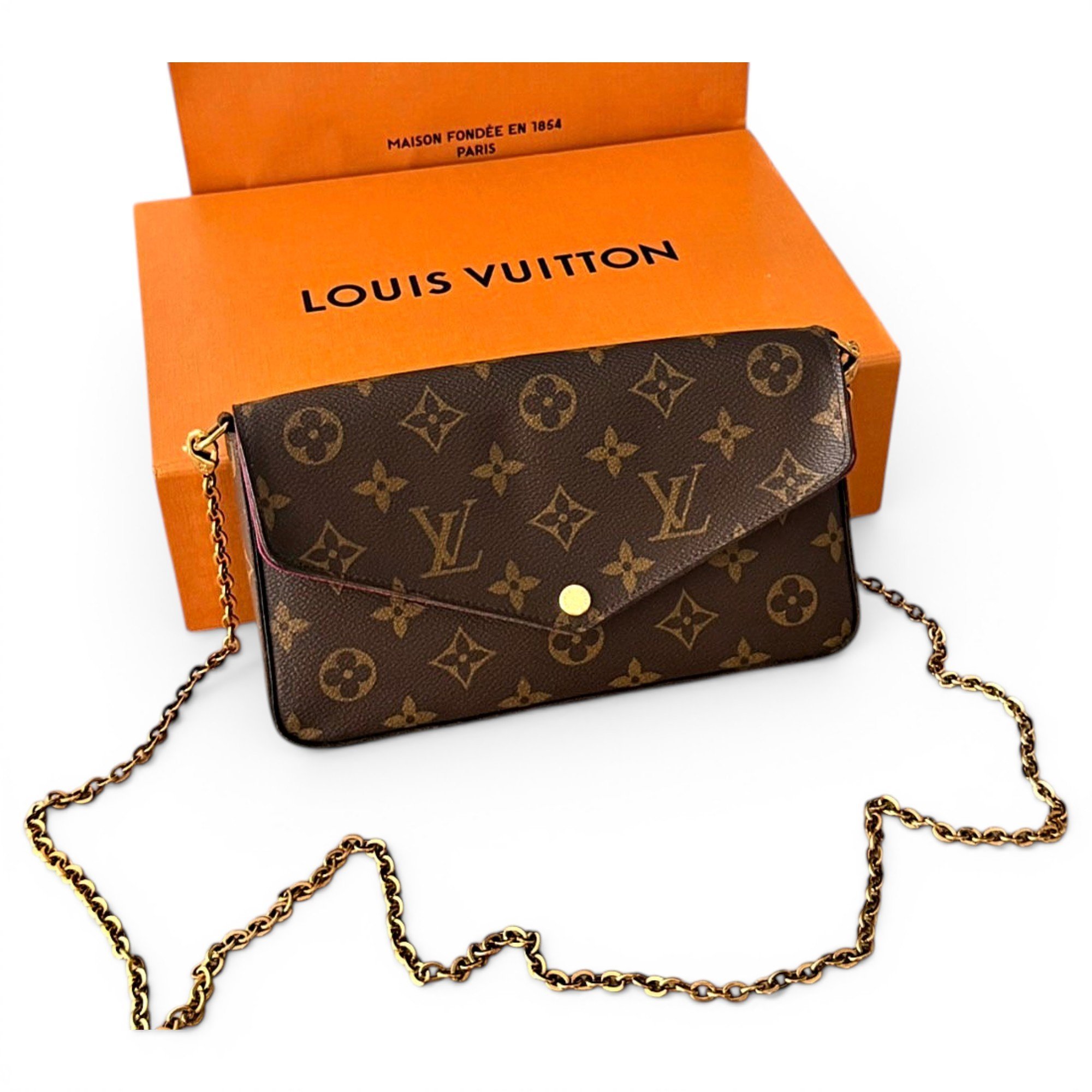 Félicie leather crossbody bag