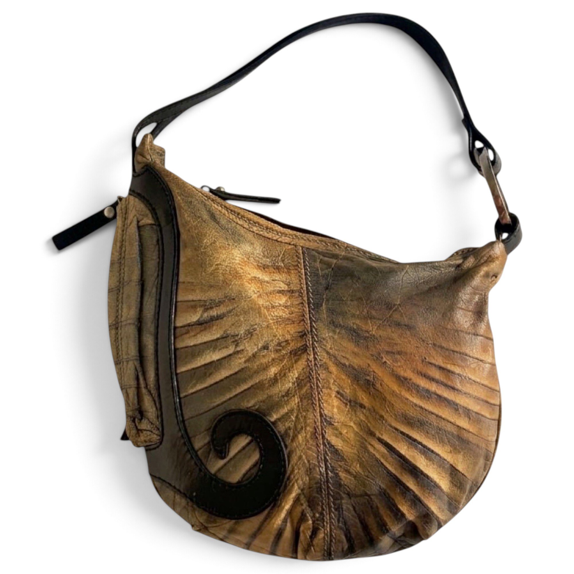 Leather handbag