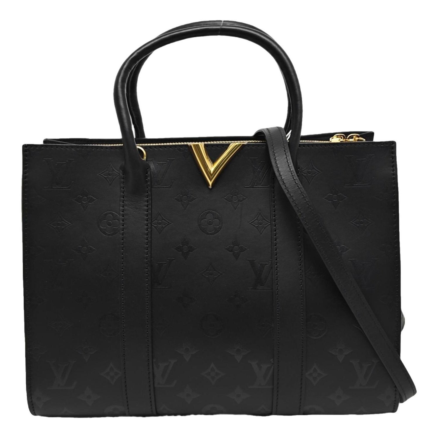 One Handle very leather handbag