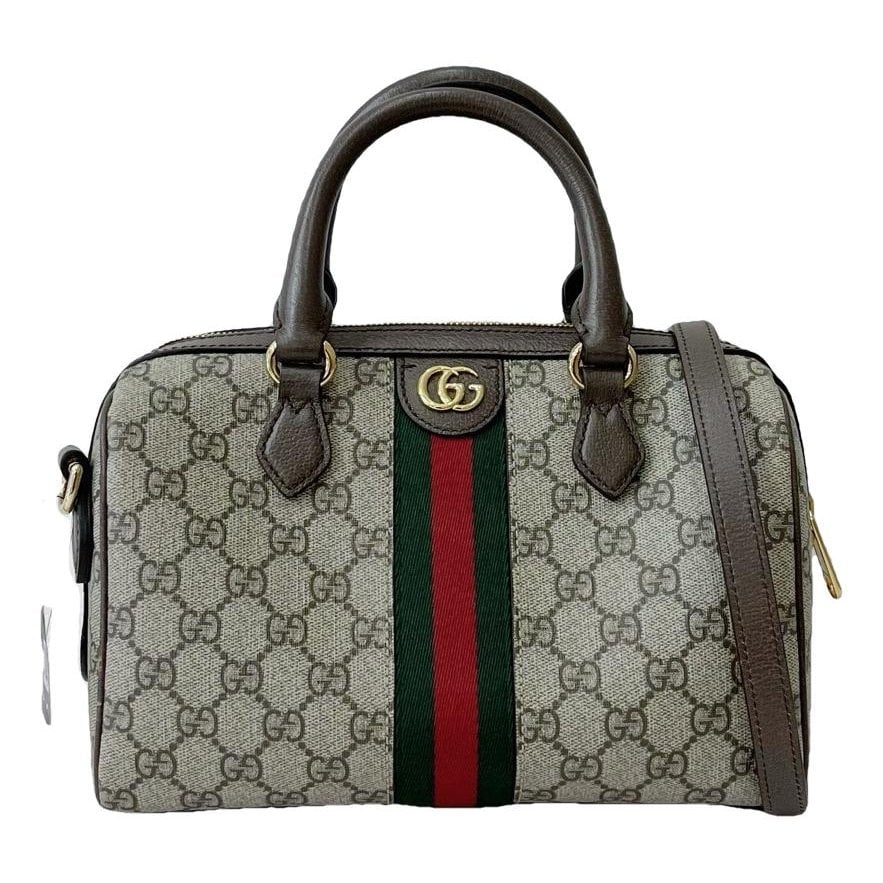 Ophidia Boston leather handbag