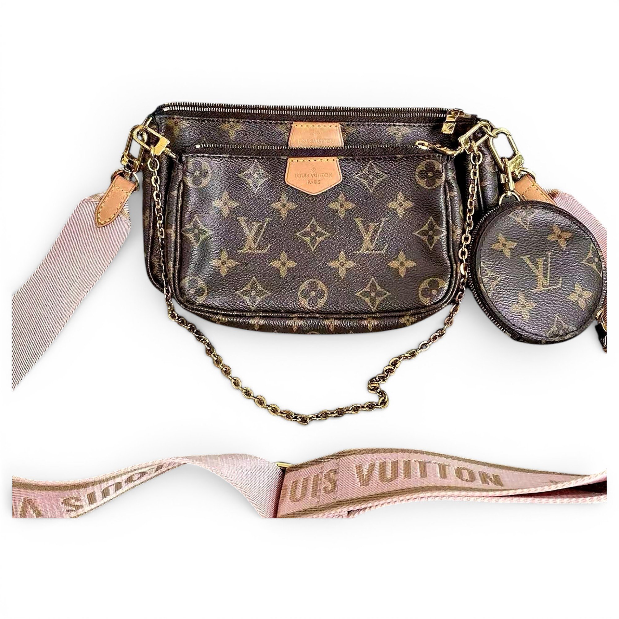 Multi Pochette Accessoires leather handbag