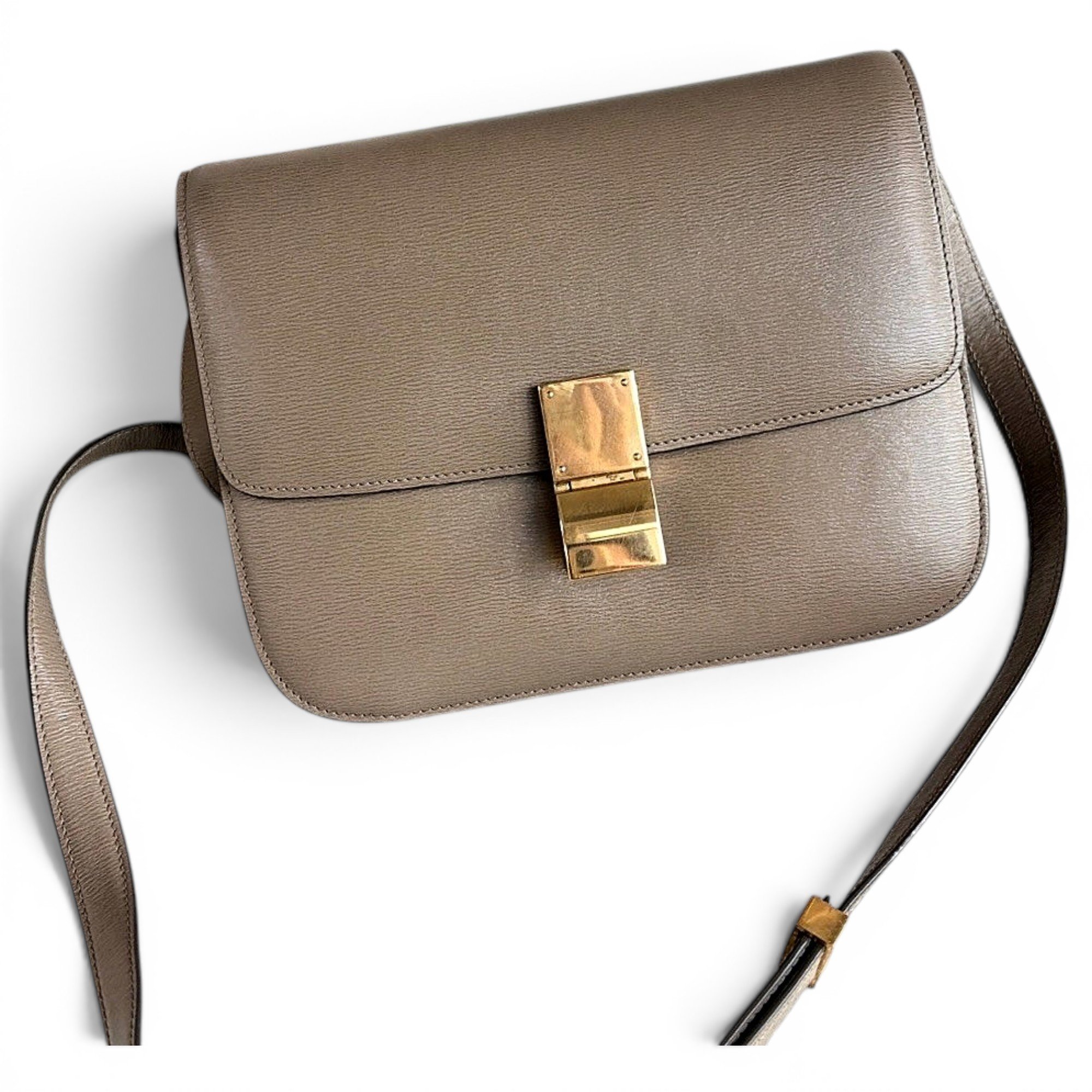Classic leather handbag