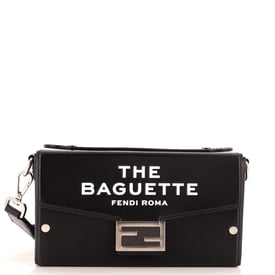 Fendi x Marc Jacobs Baguette Soft Trunk Bag Printed Leather