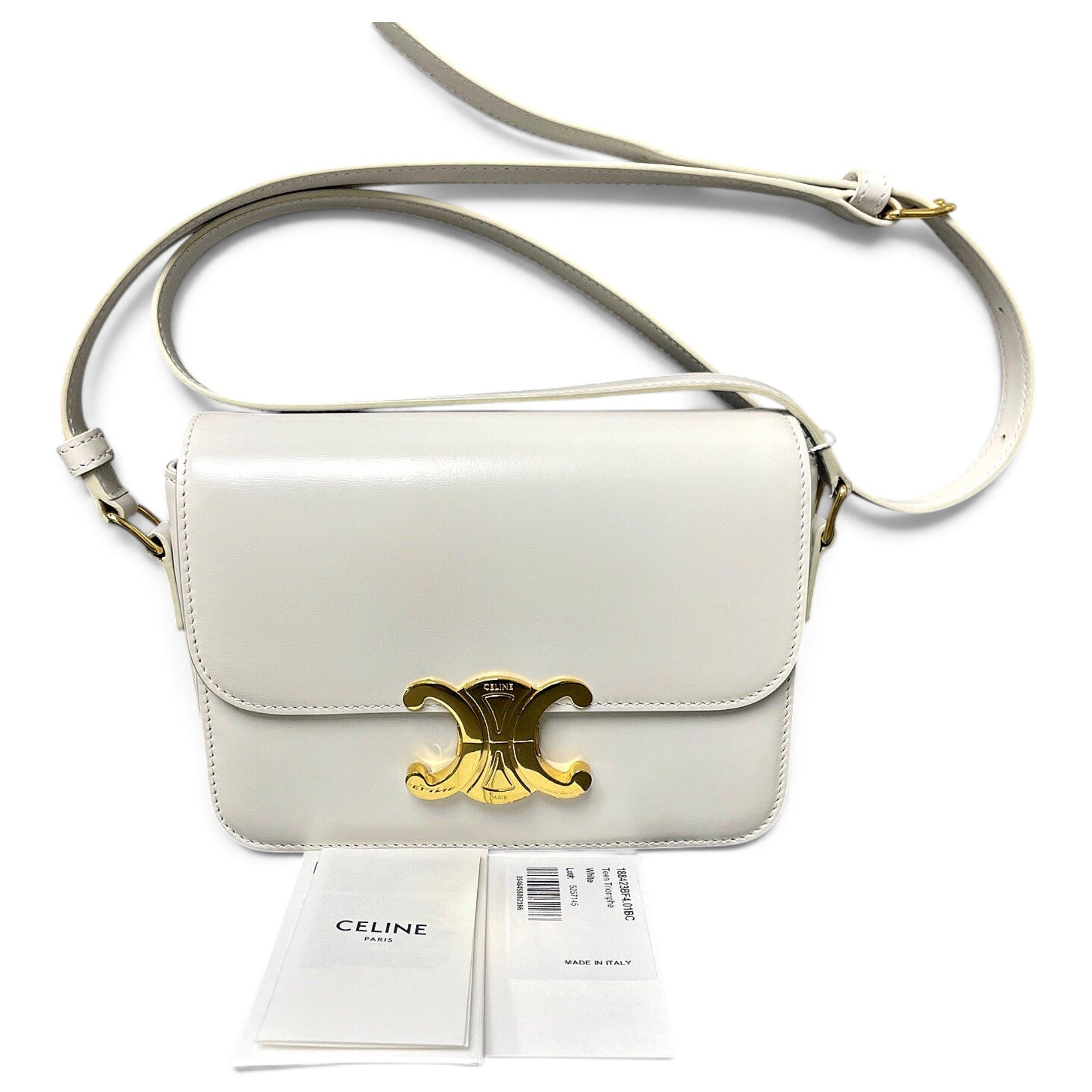 Triomphe leather handbag