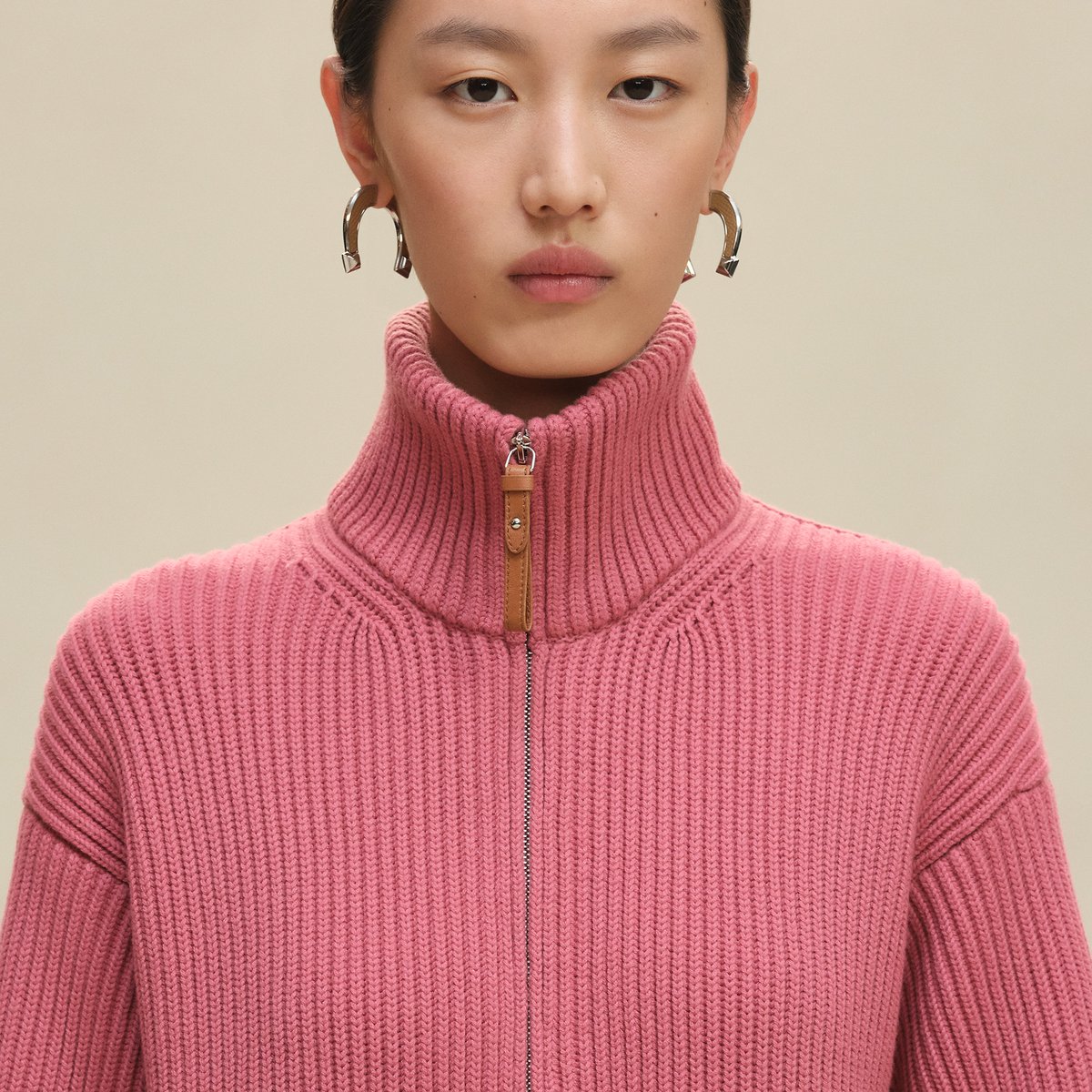 HERMES 25S KNITTED JACKET 052