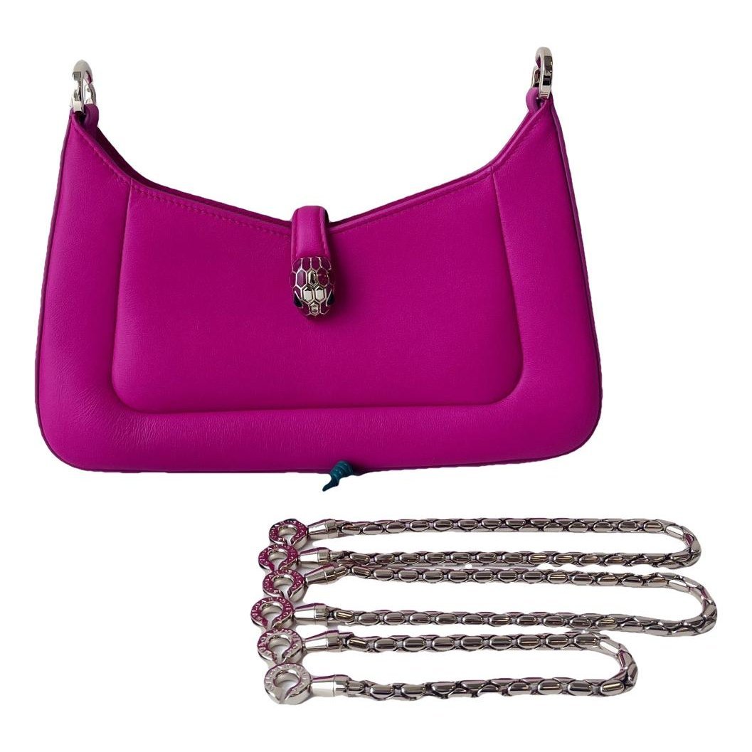 Serpenti leather handbag