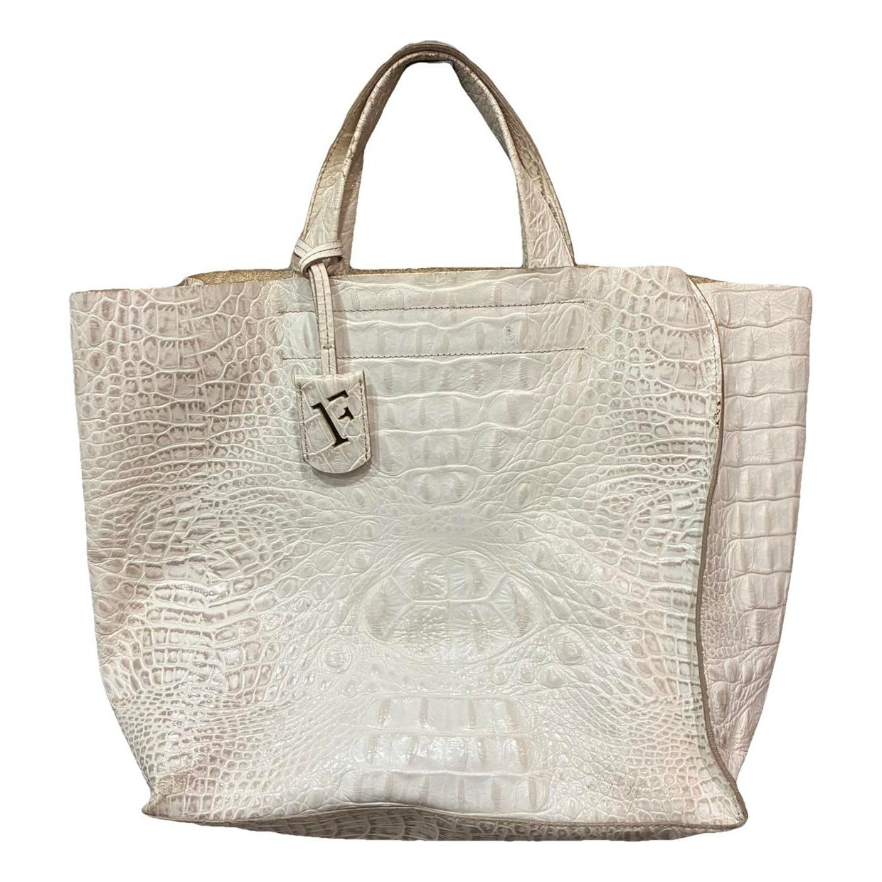 Leather tote
