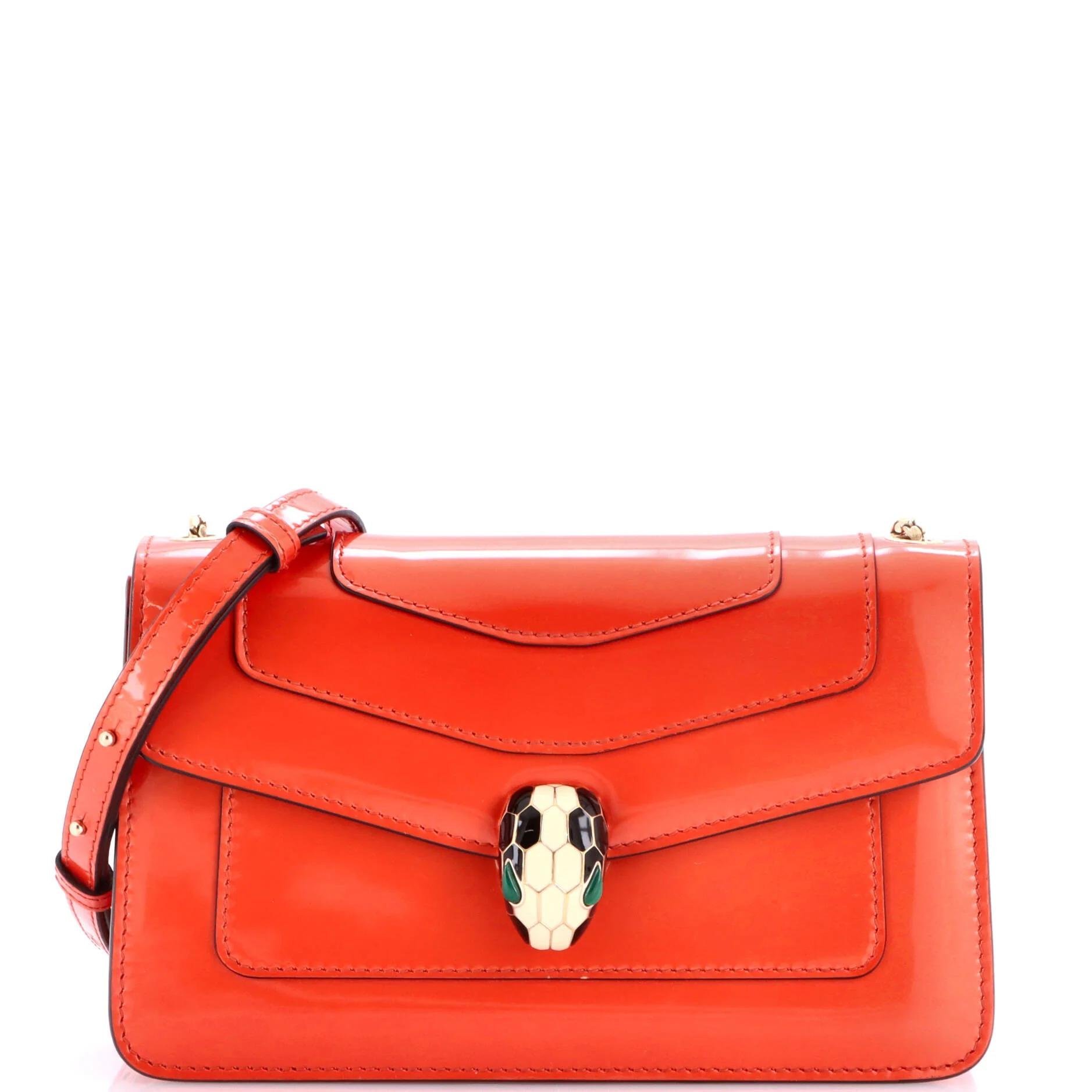 Patent leather handbag