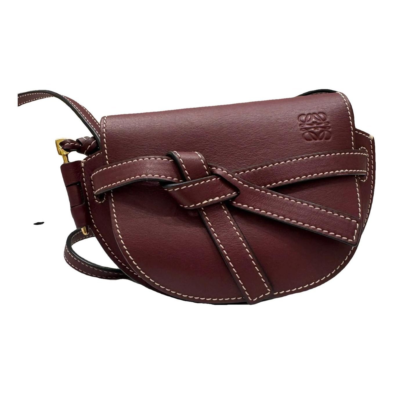 Gate leather crossbody bag