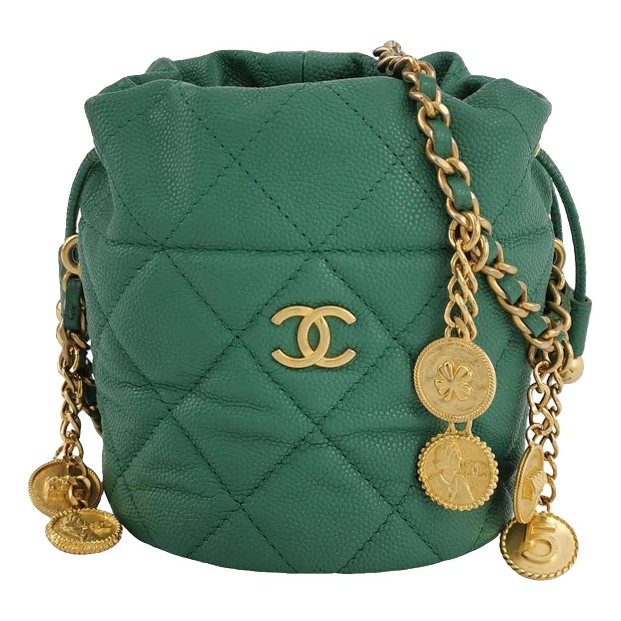 Trendy CC Vanity leather handbag