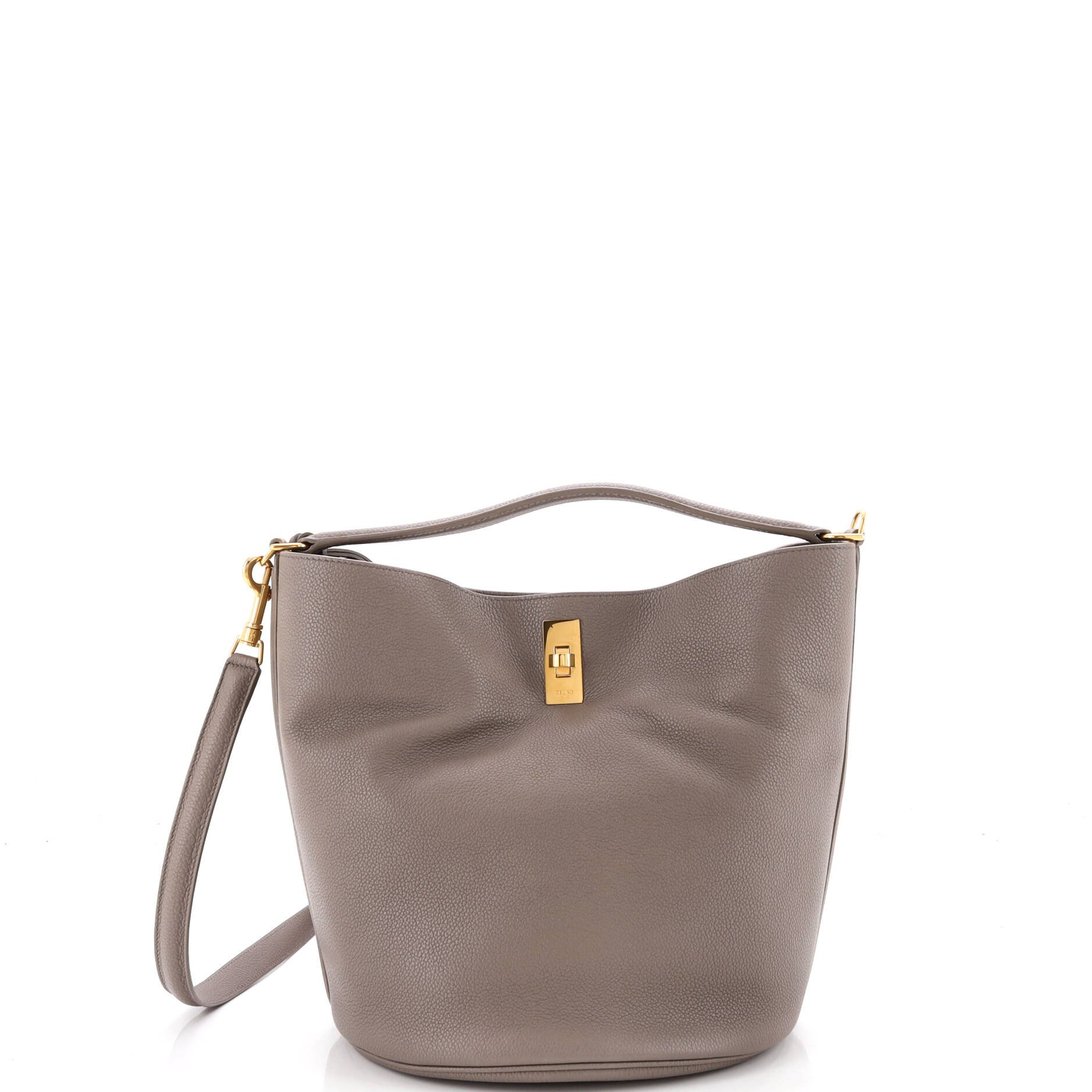 Bucket 16 Bag Leather
