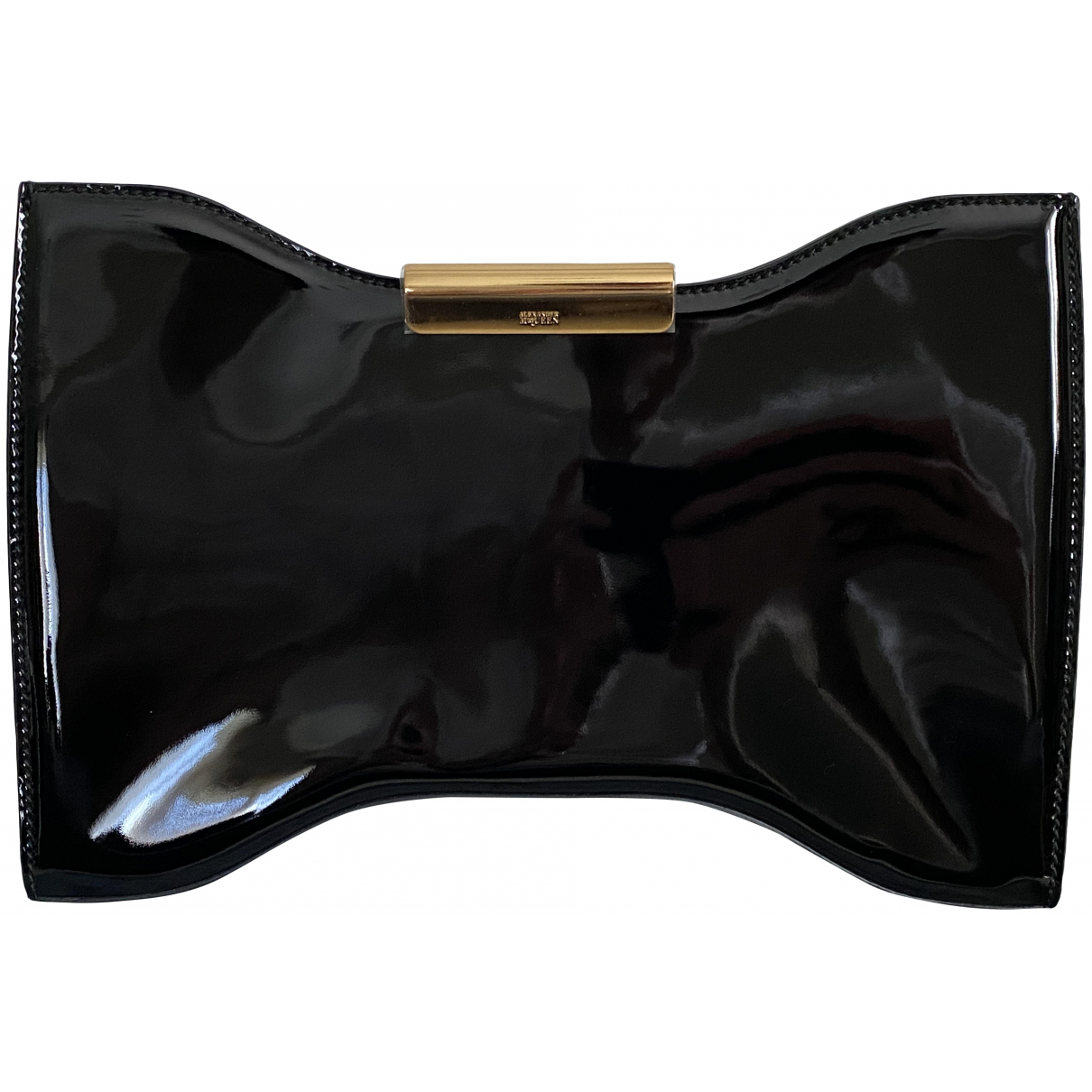 Alexander McQueen Patent leather clutch bag