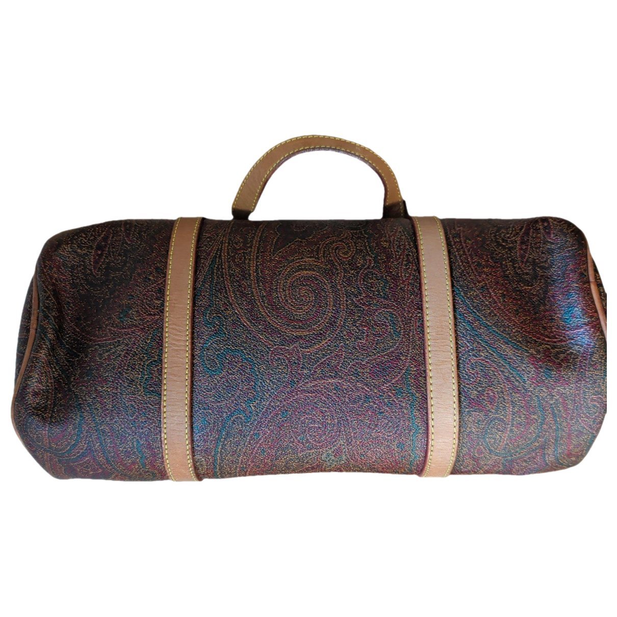 Leather bowling bag