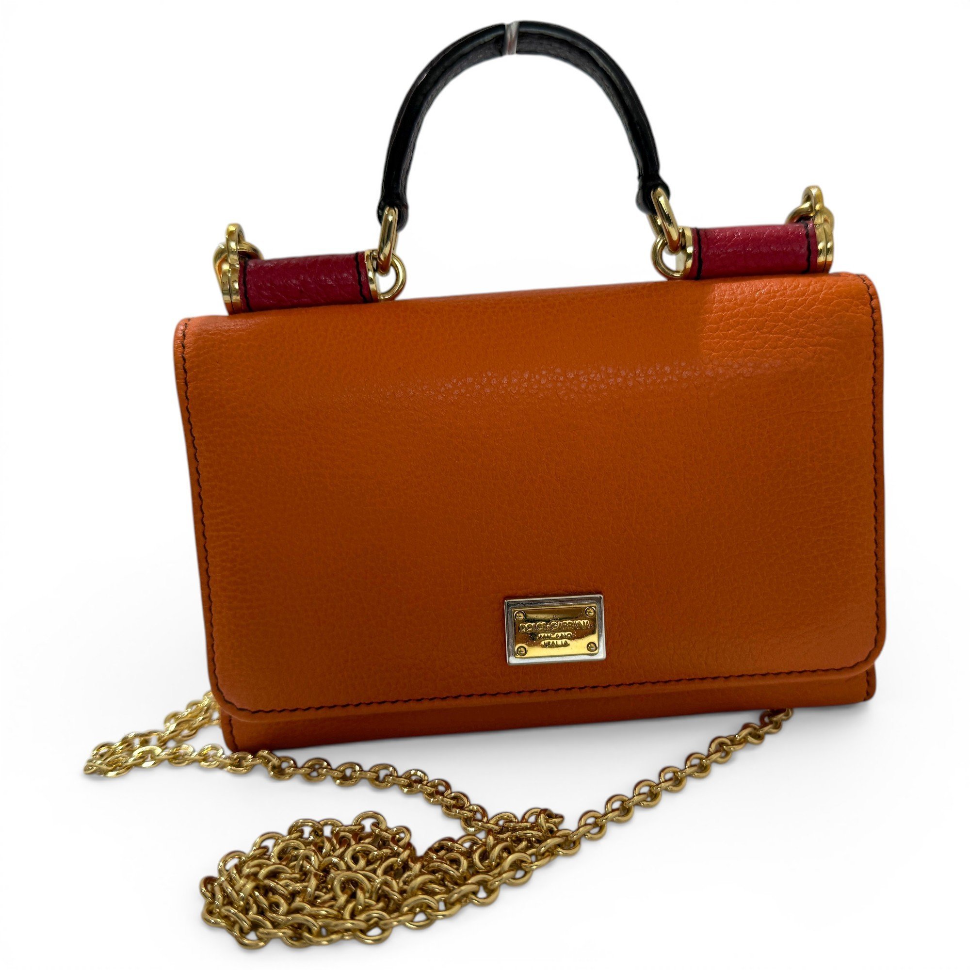 Dolce & Gabbana Sicily leather bag