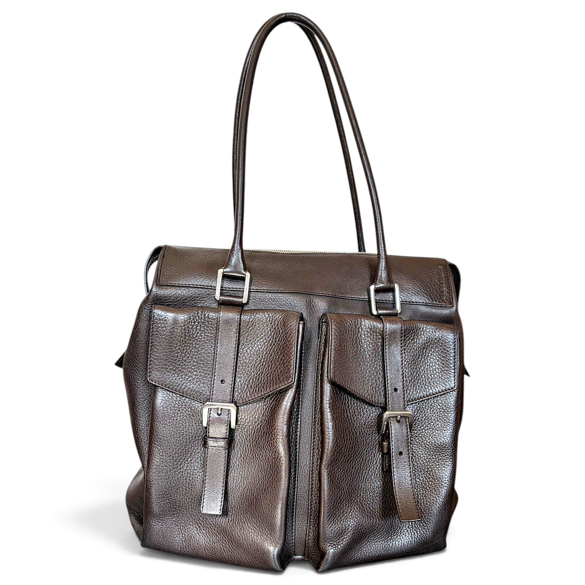 Leather handbag