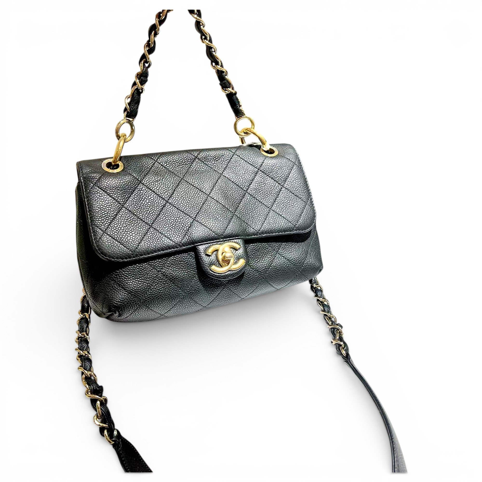 Leather handbag