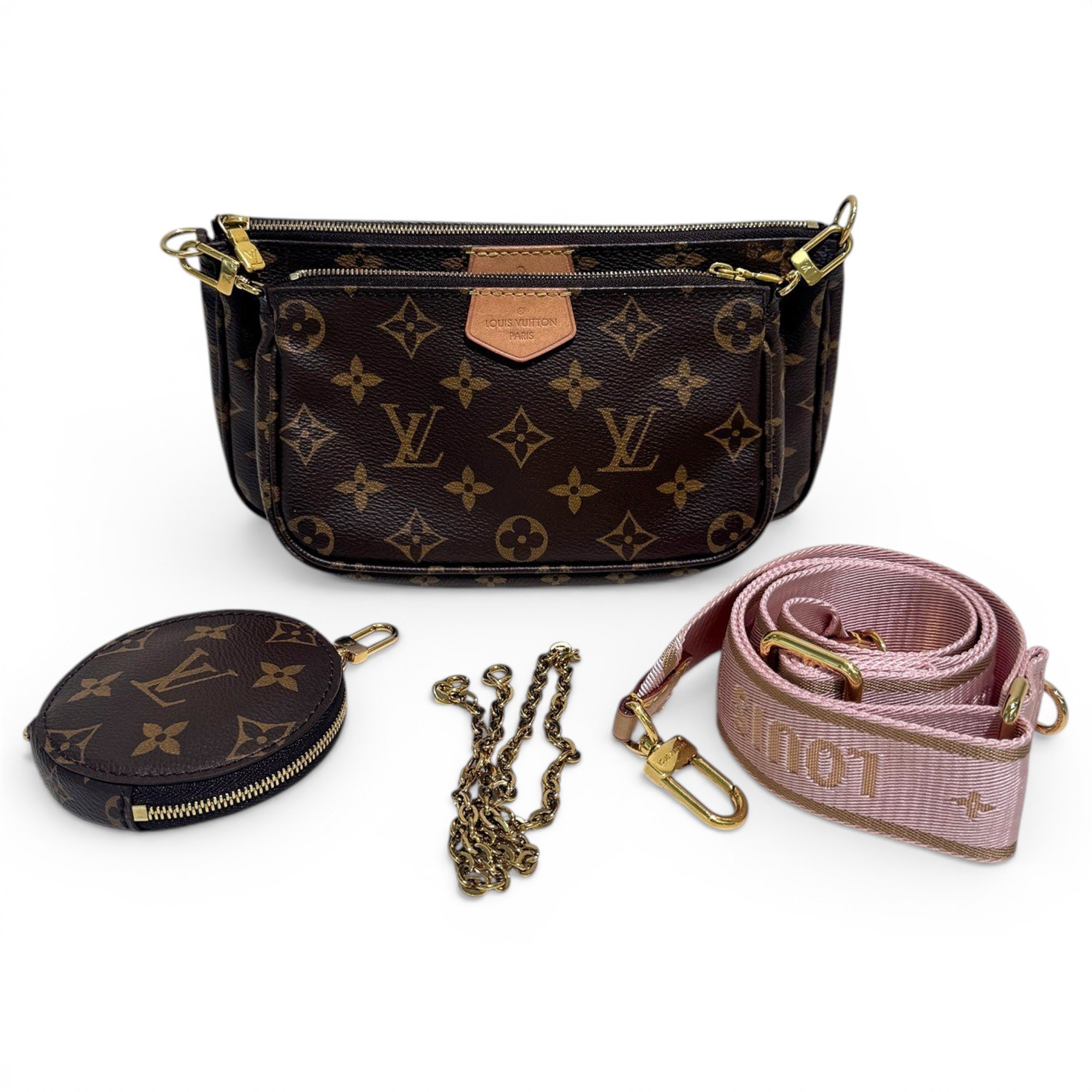 Multi Pochette Accessoires leather handbag