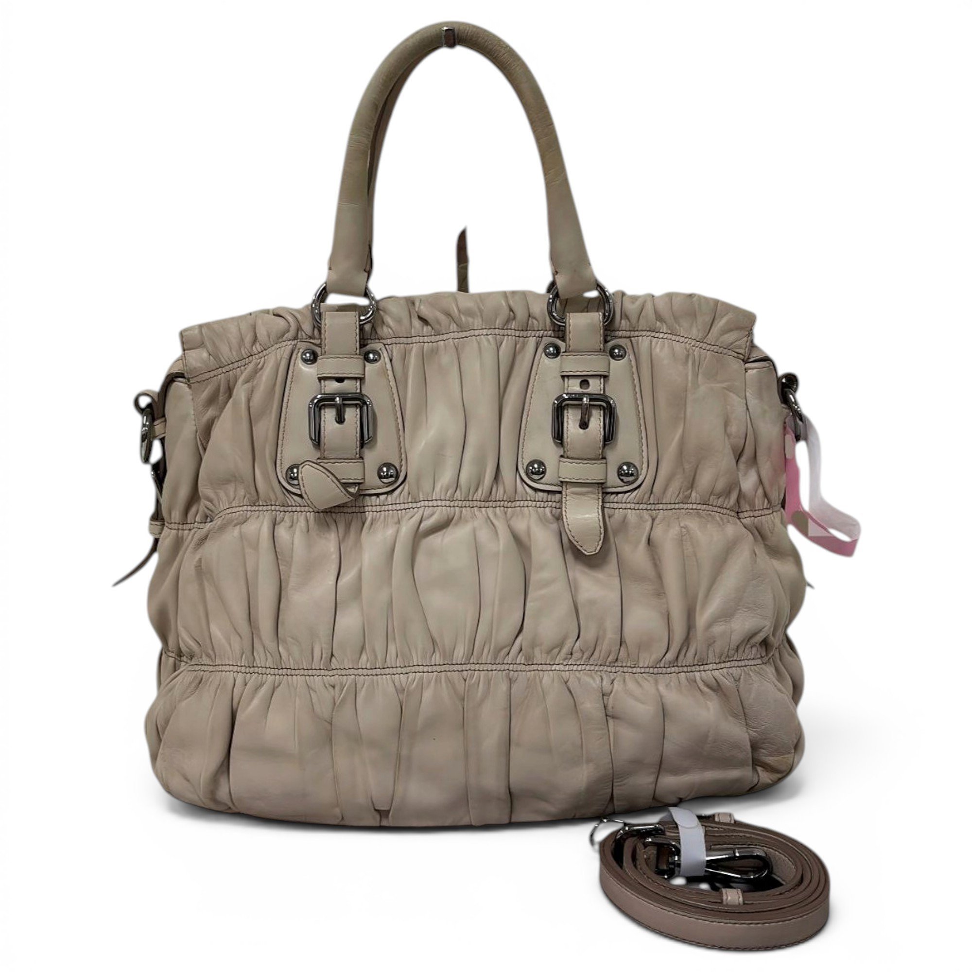Leather handbag