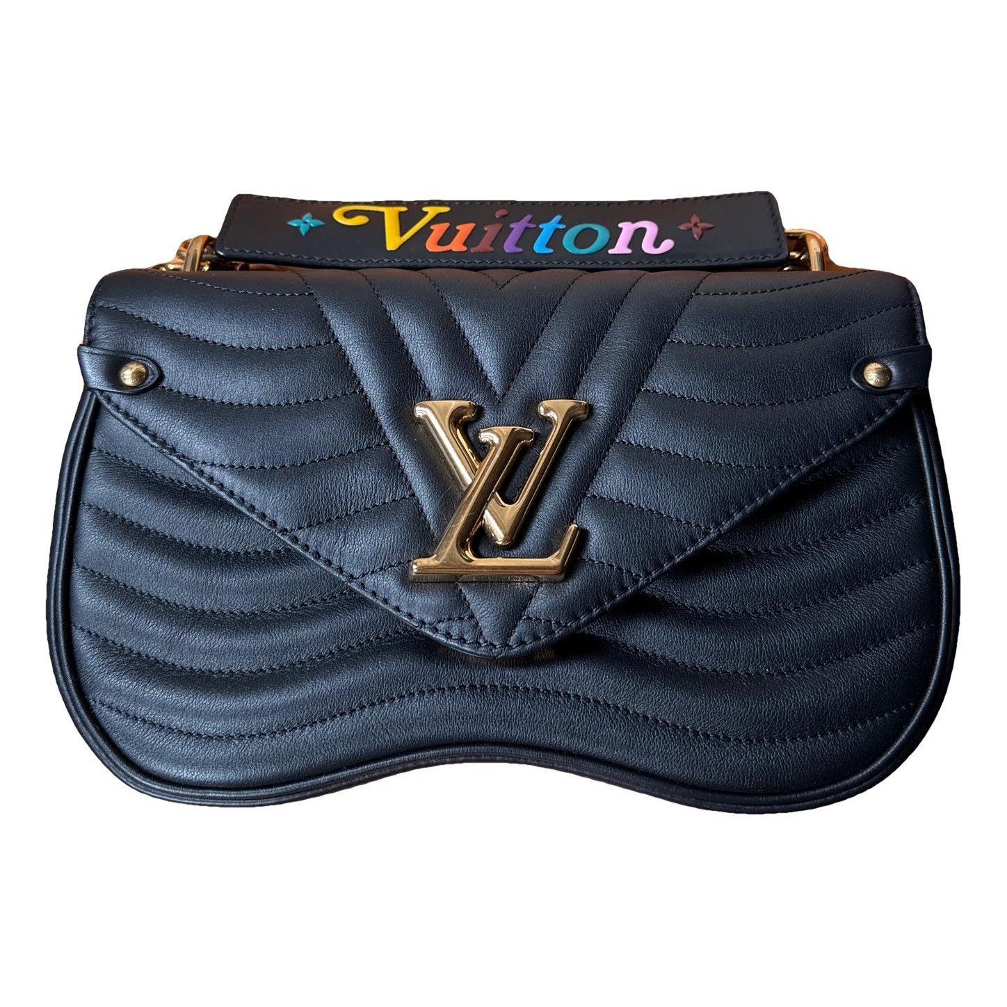 New Wave leather handbag