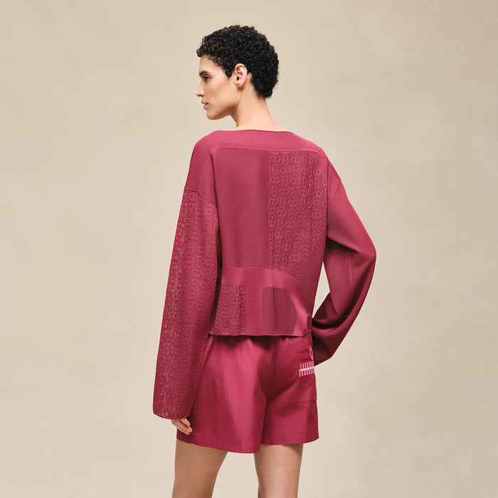 "Chaine d'Ancre" Long-sleeve Sweater