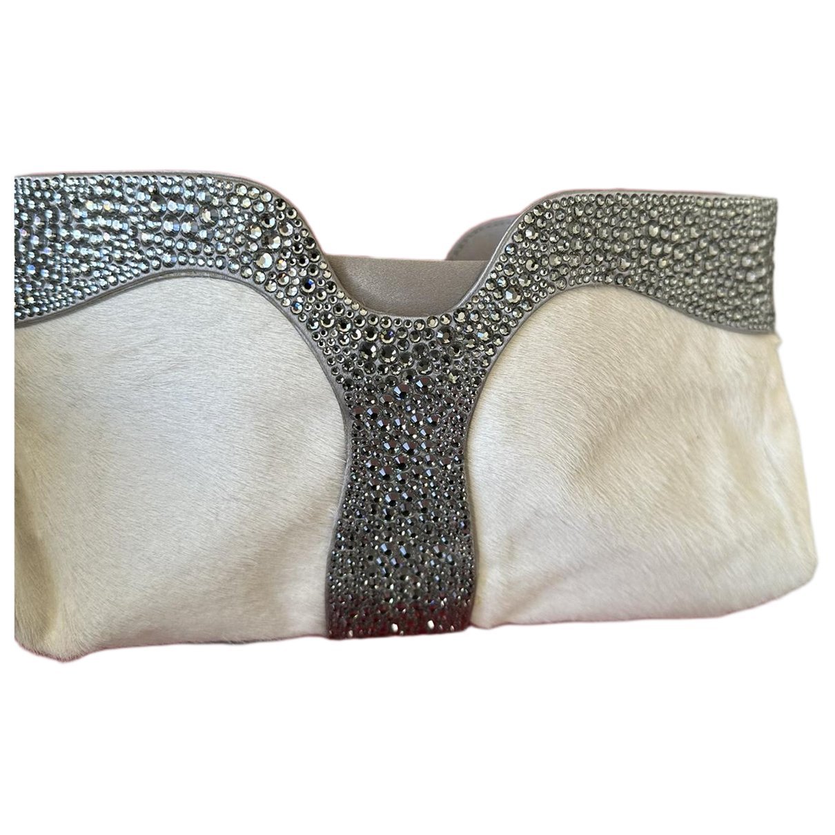 Pony-style calfskin clutch bag