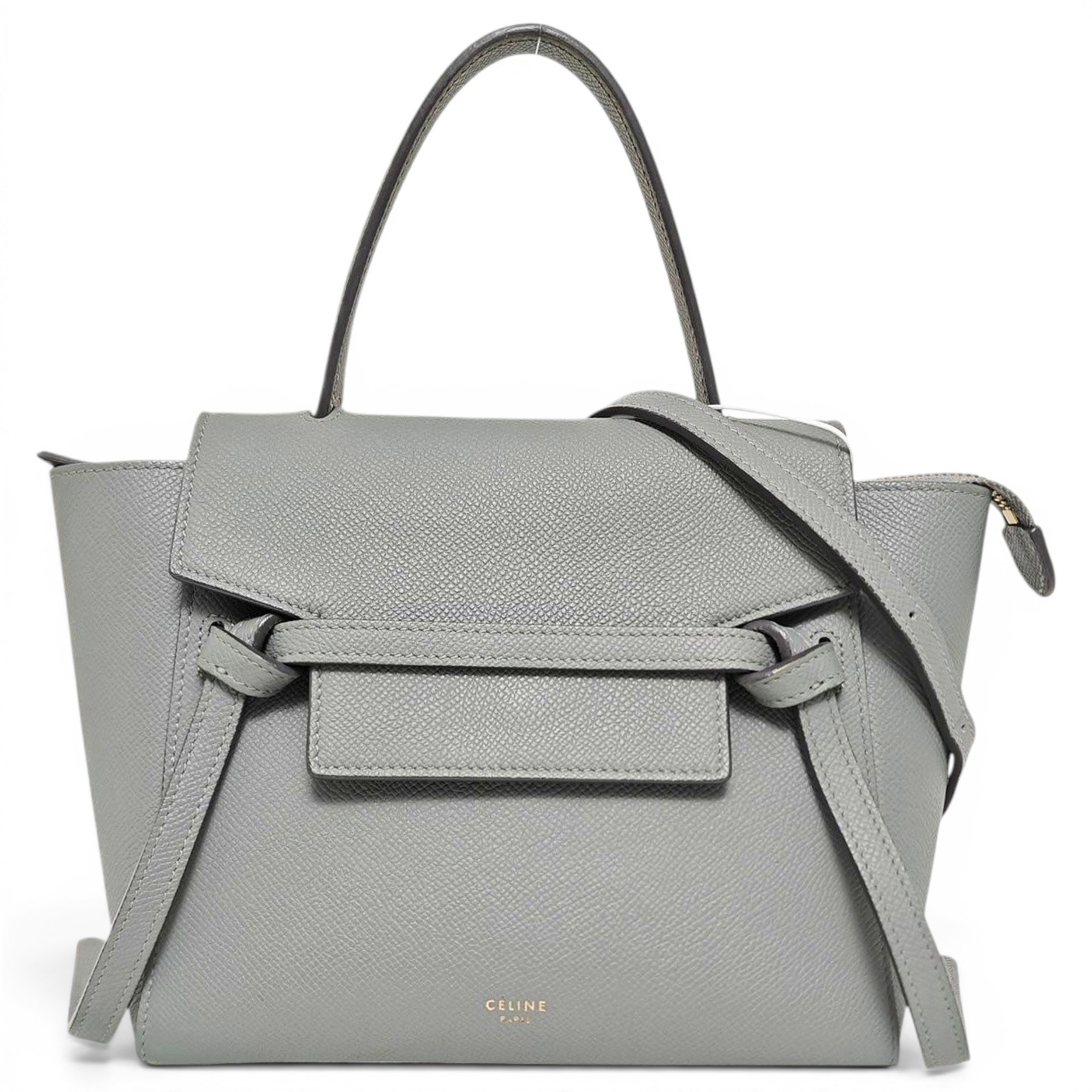 Belt leather handbag