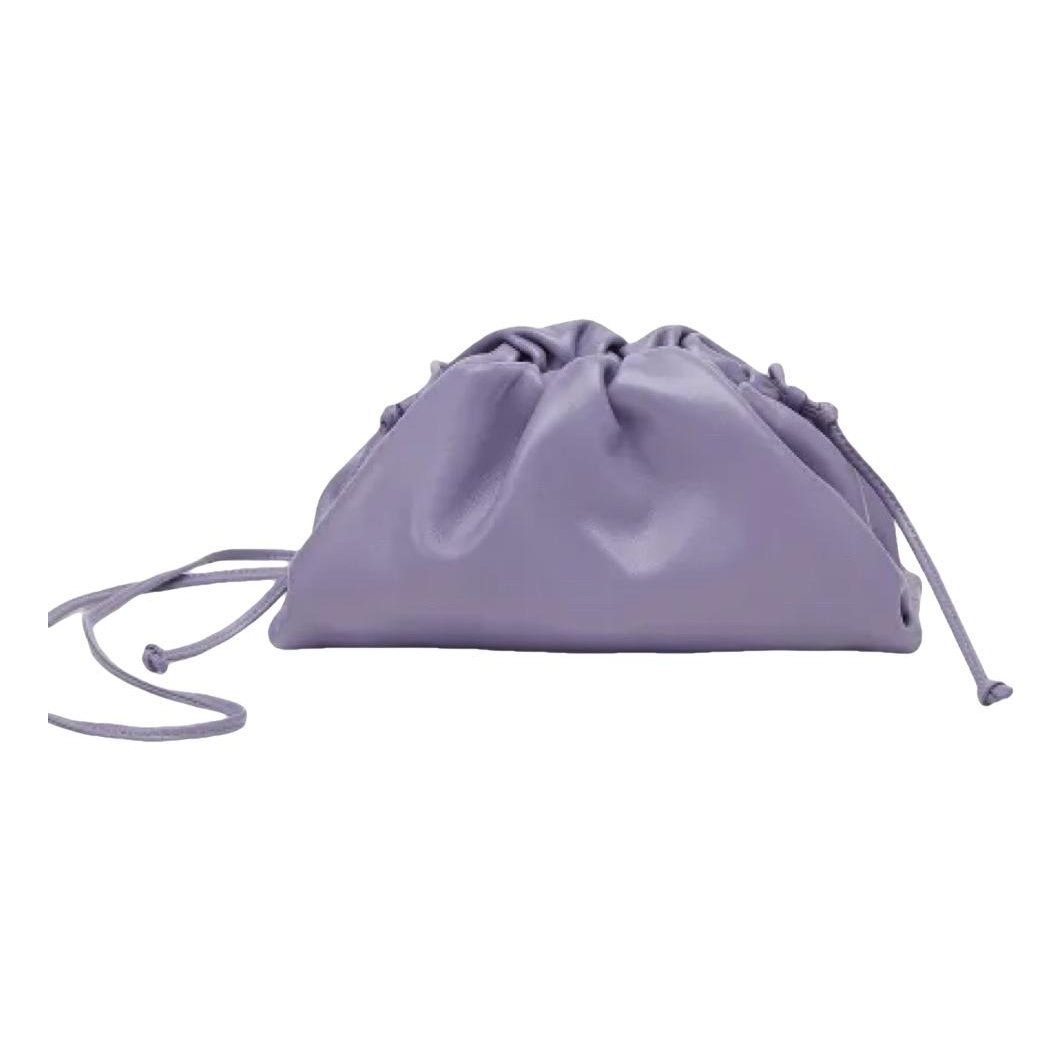 Pouch leather handbag