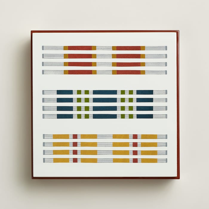 Ivoire Theoreme Saut Hermès Box, Large Model