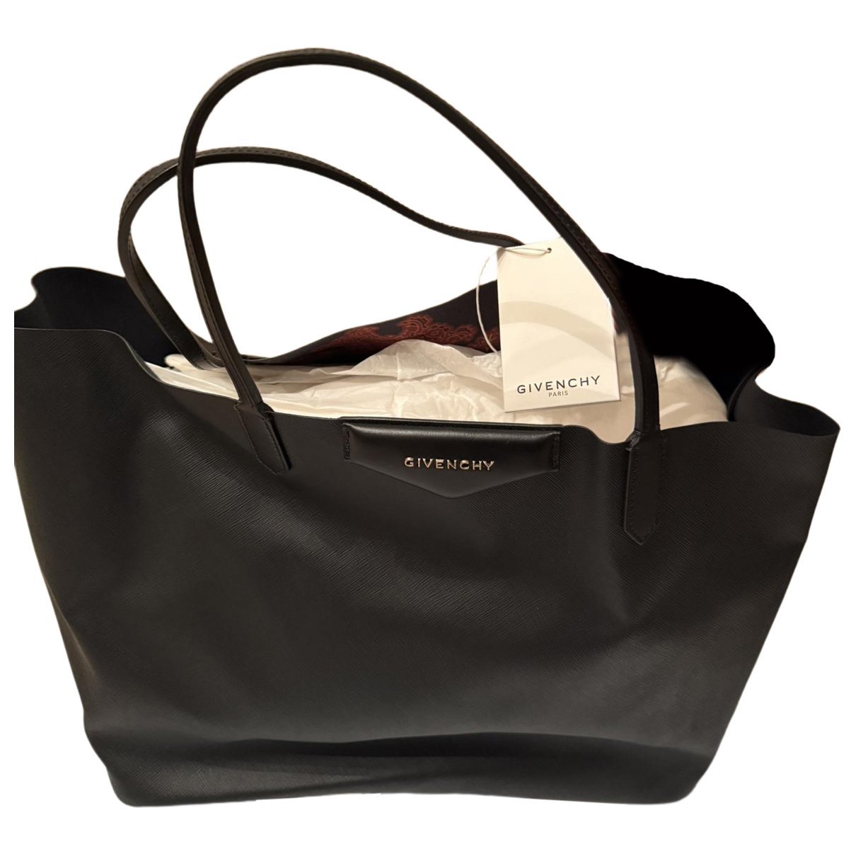 Leather tote