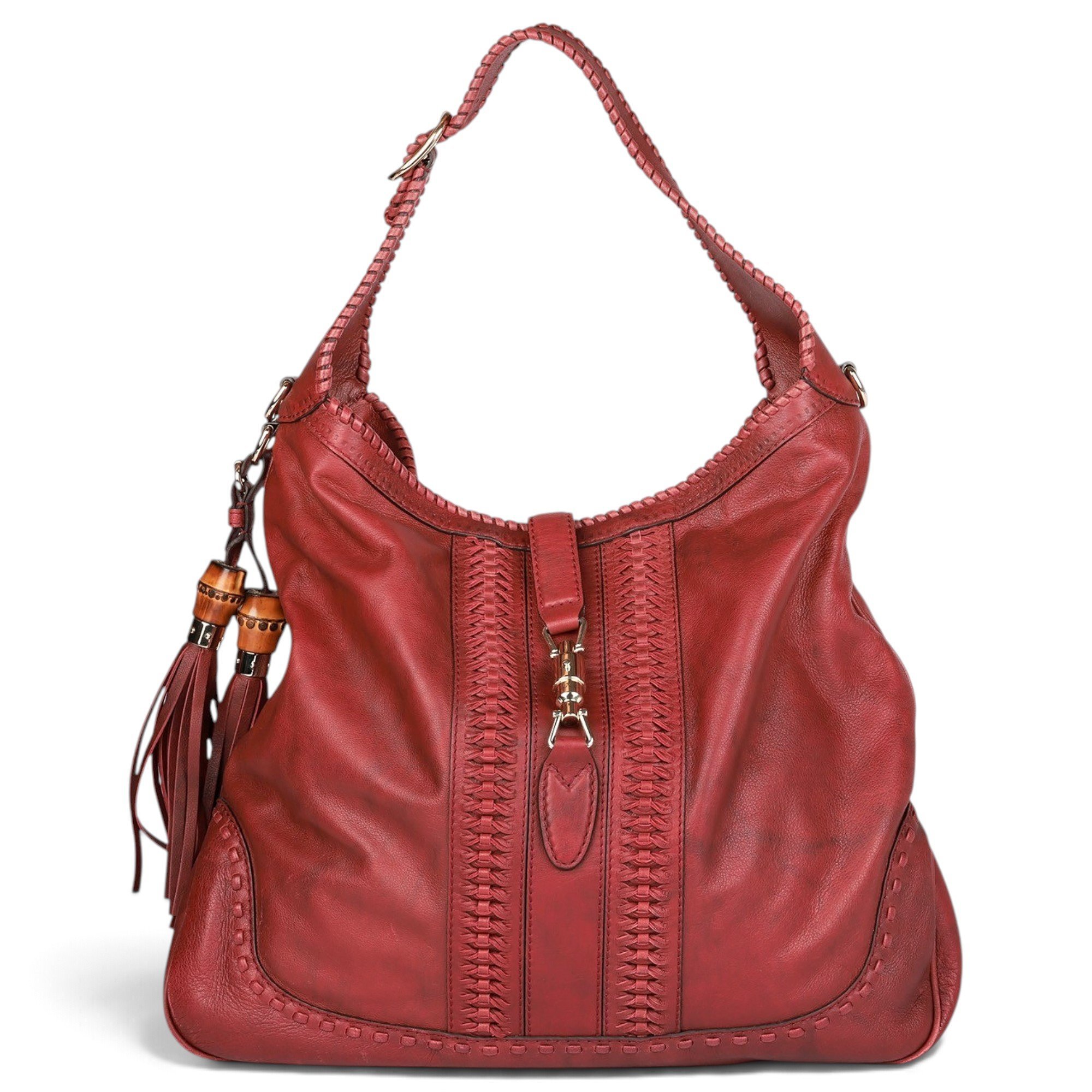 Leather handbag