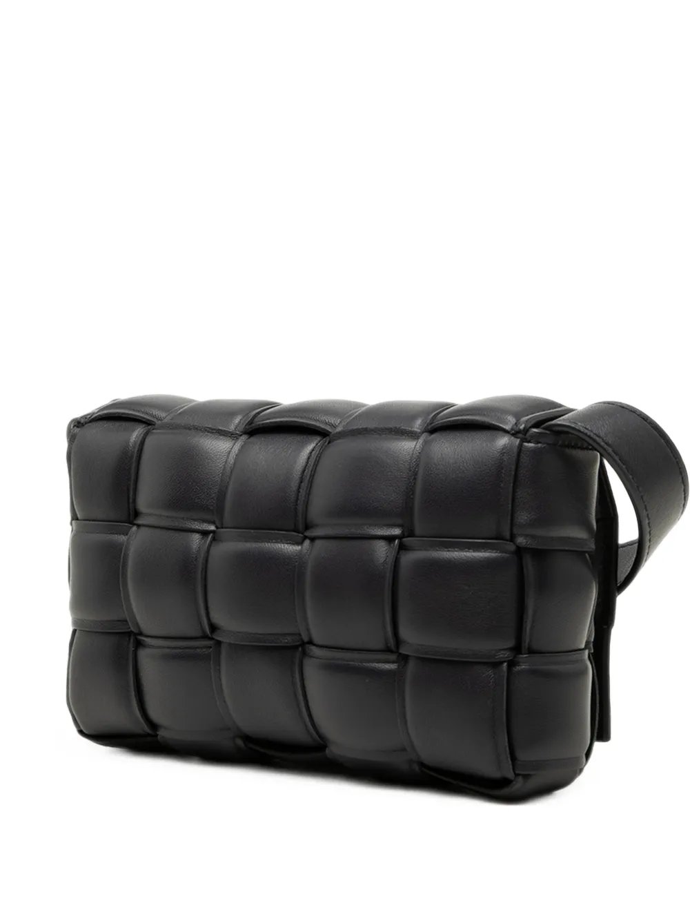 2012-2026 Small Nappa Intrecciato Padded Cassette crossbody bag