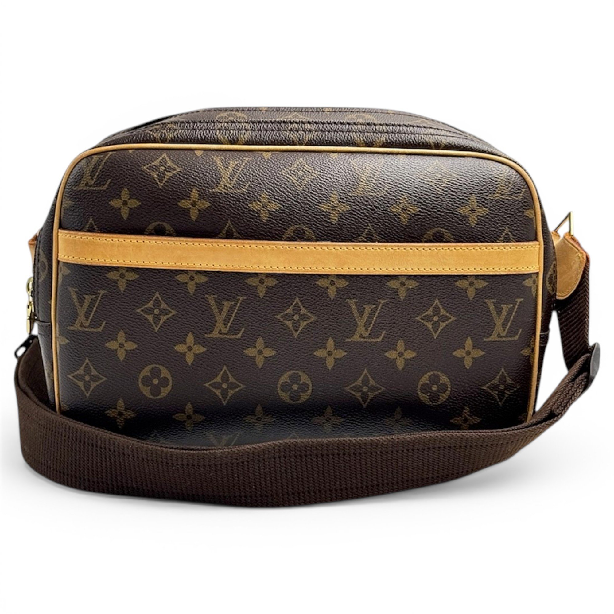 Reporter leather crossbody bag