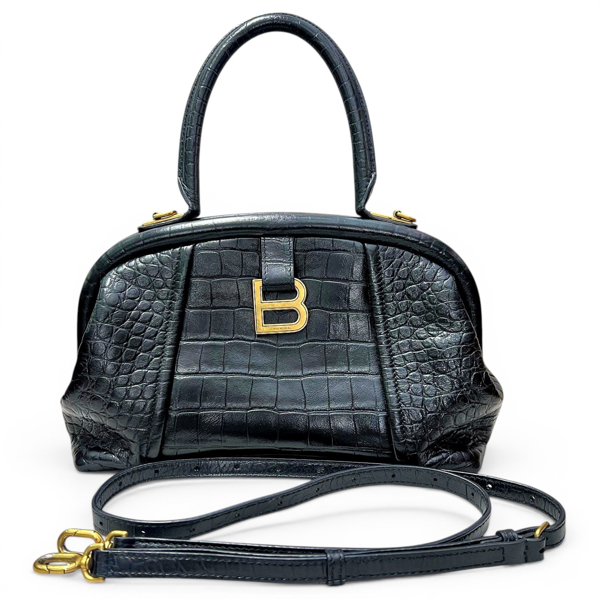 Leather handbag