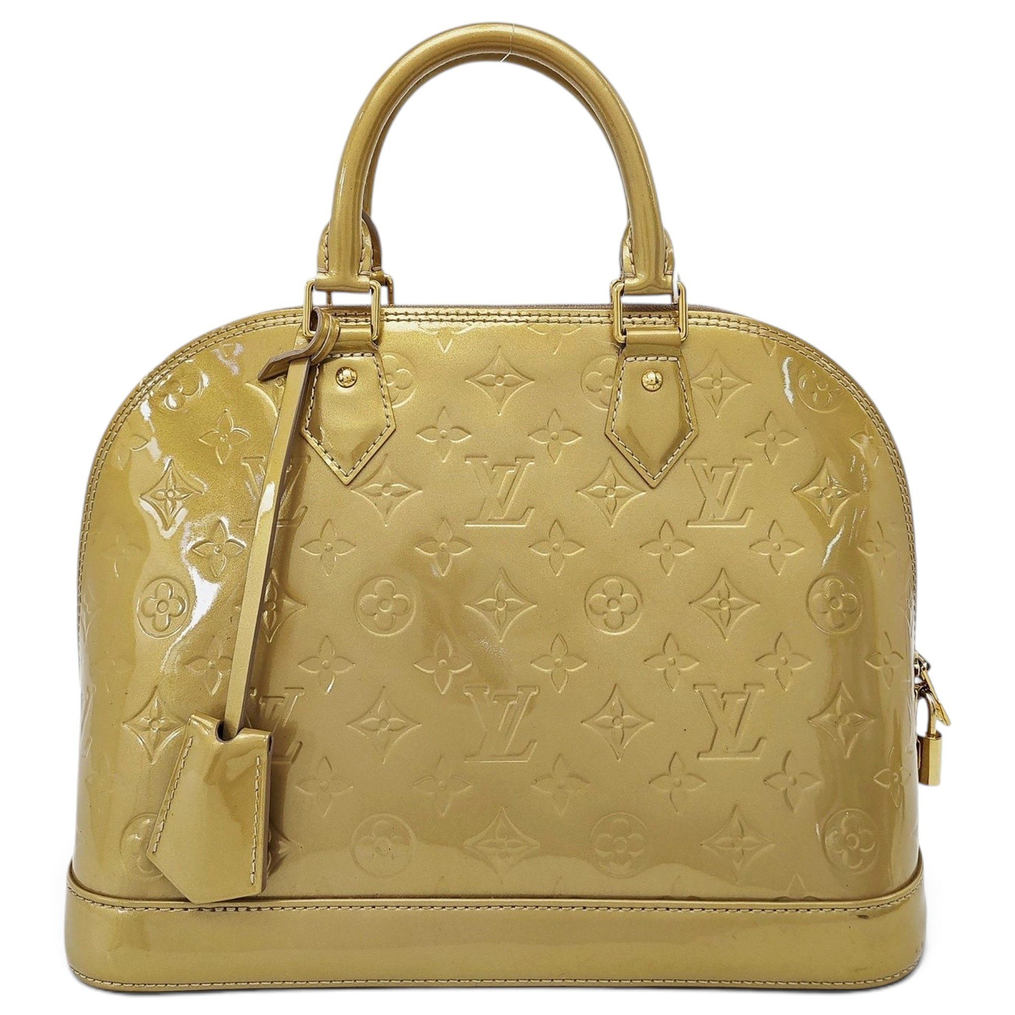 Alma patent leather handbag