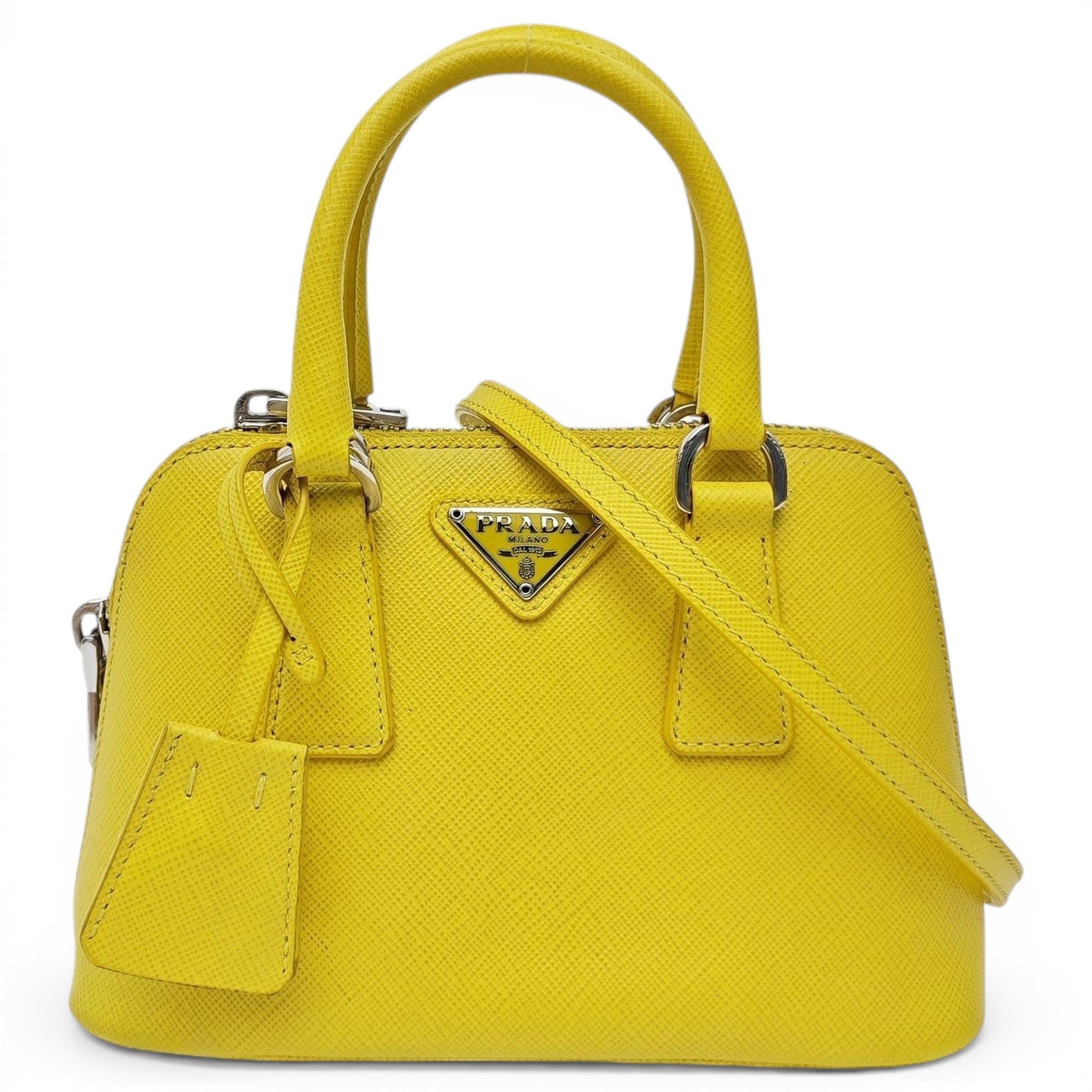 Promenade leather handbag