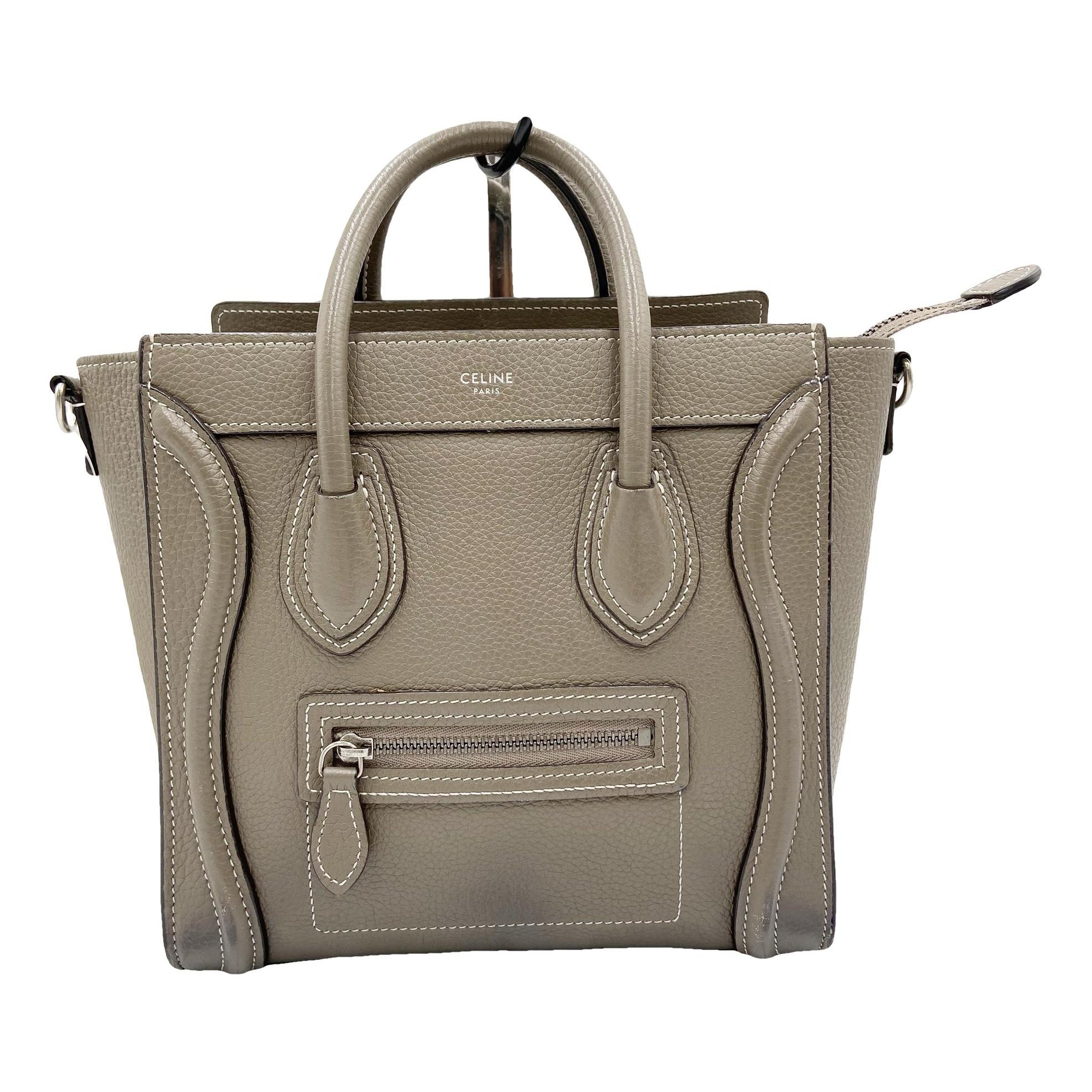 Nano Luggage leather handbag